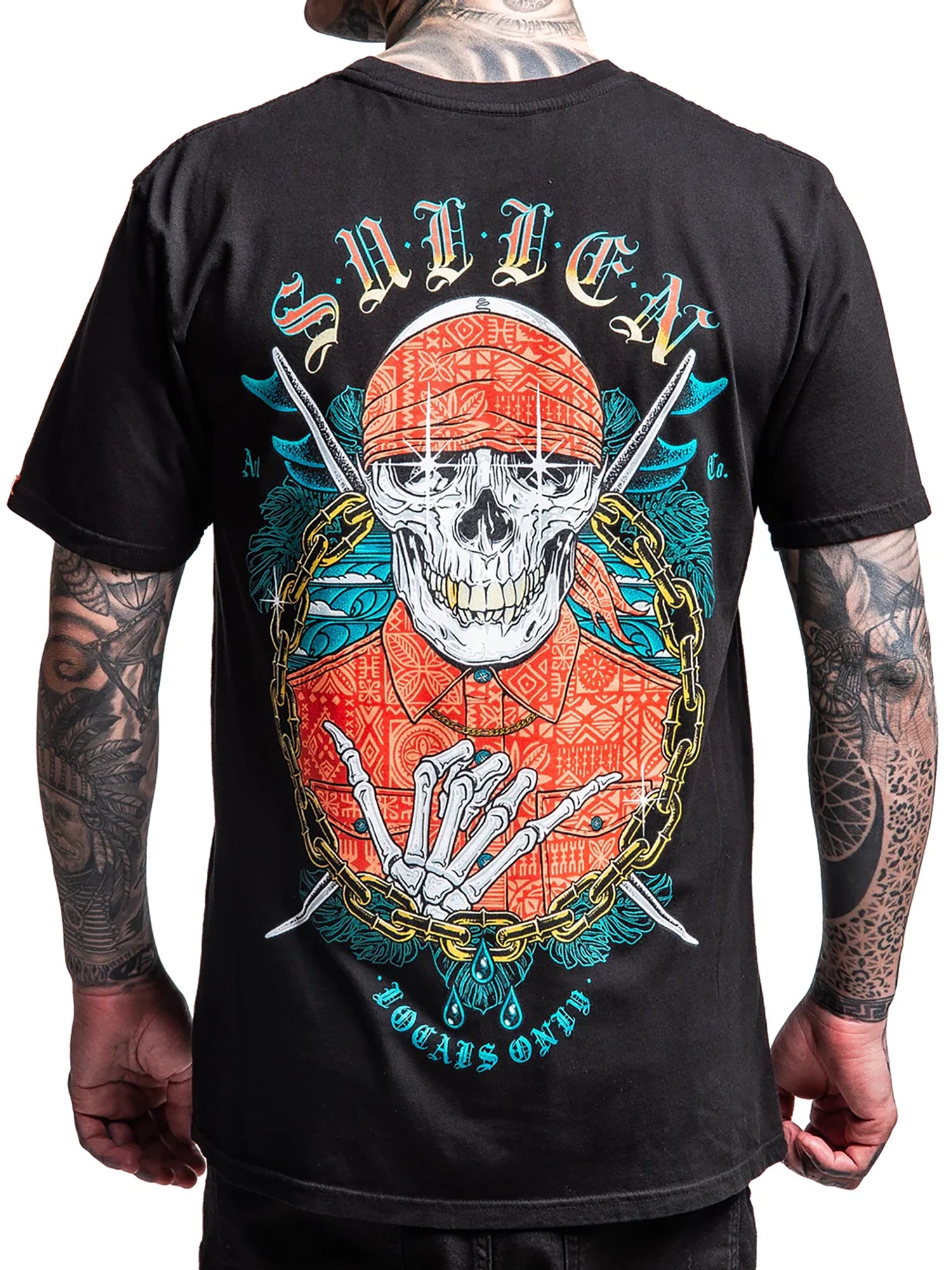 Sullen Men's Locals Premium T-shirt - Jet Black by Sullen