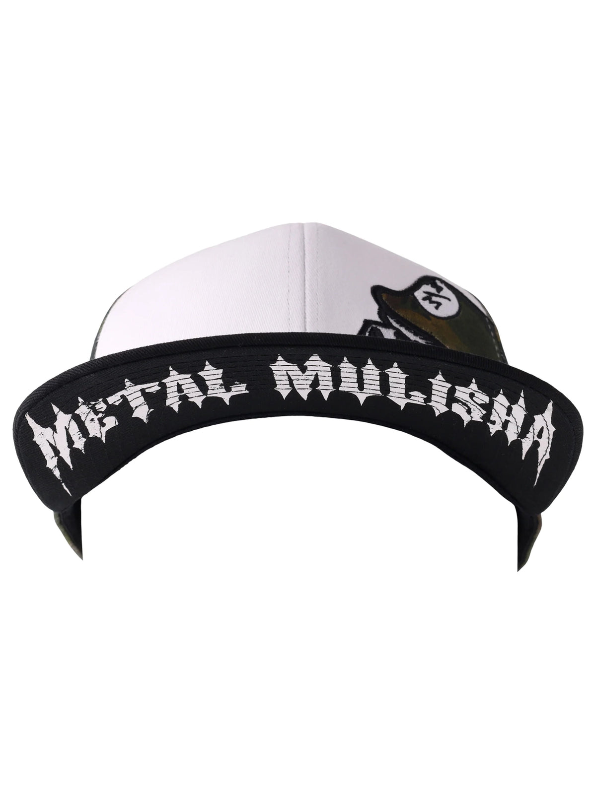 Metal Mulisha Lookout 3 Camo Flex Hat printed underbill view