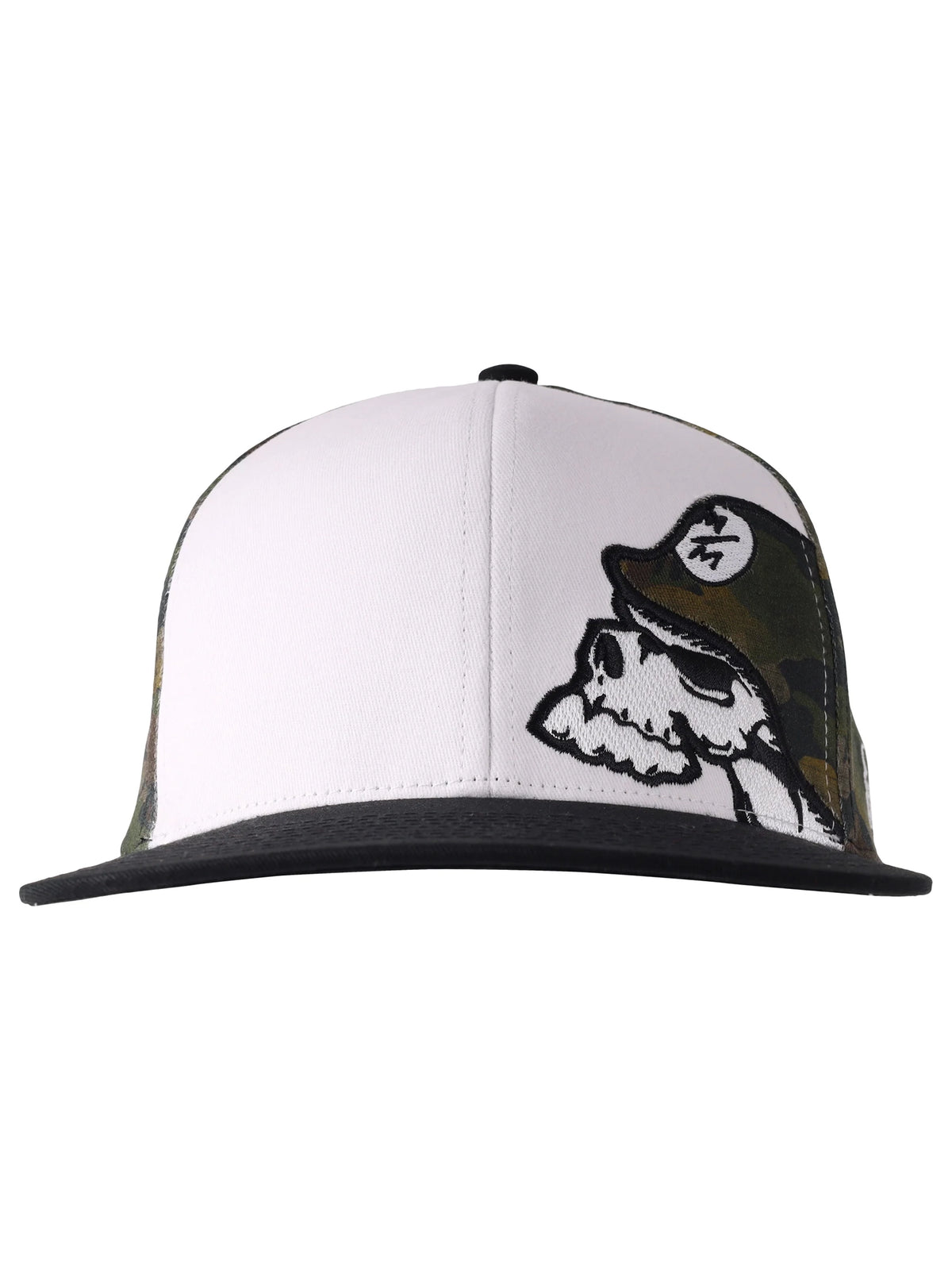 Metal Mulisha Lookout 3 Camo Flex Hat front logo view