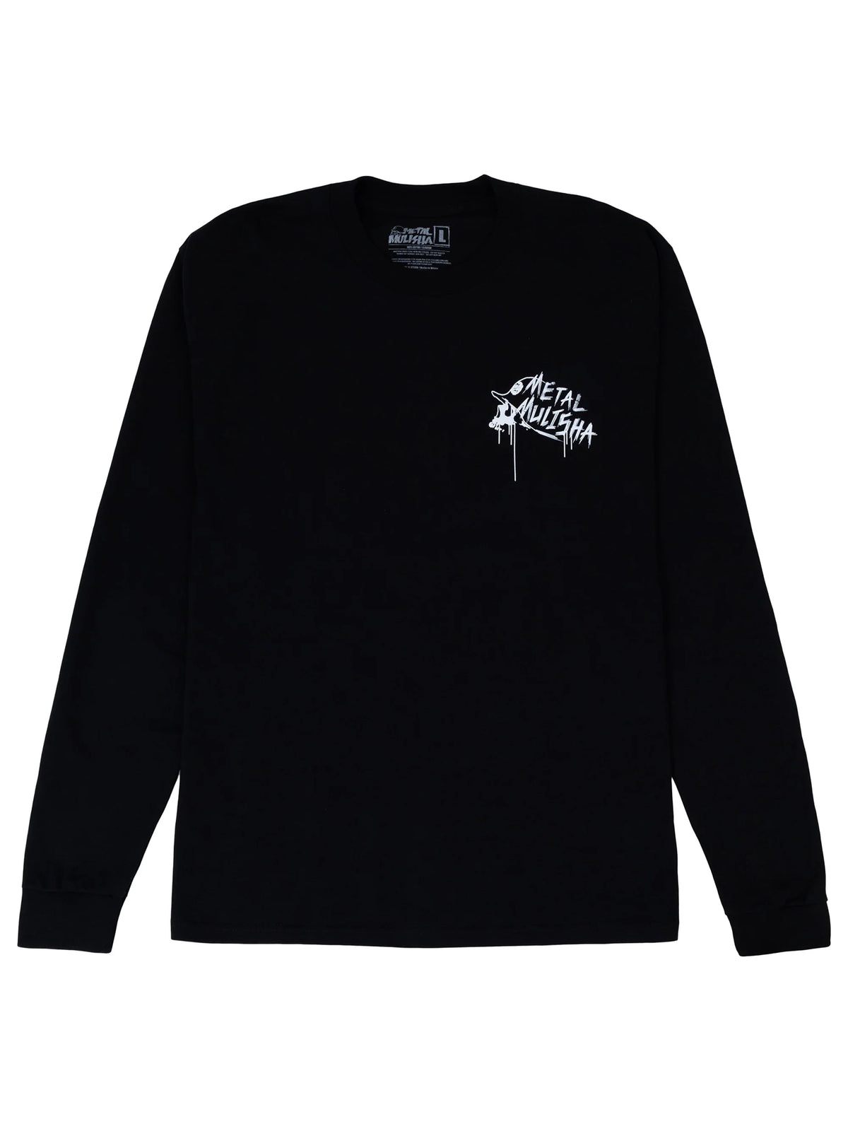 Metal Mulisha Lost Flag black long sleeve T-shirt front view