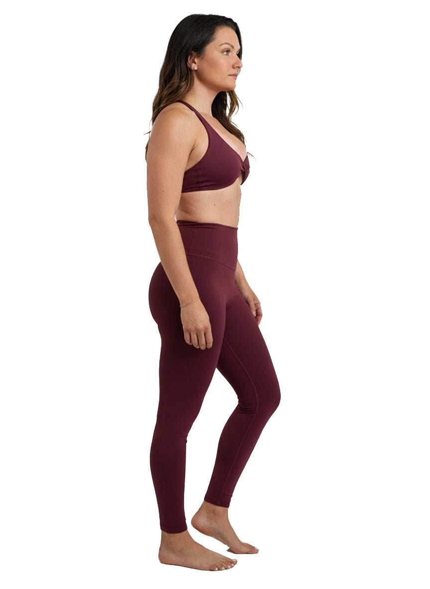 Vulcinity Athletic Apparel Women's Merlot OG Leggings by Vulcinity