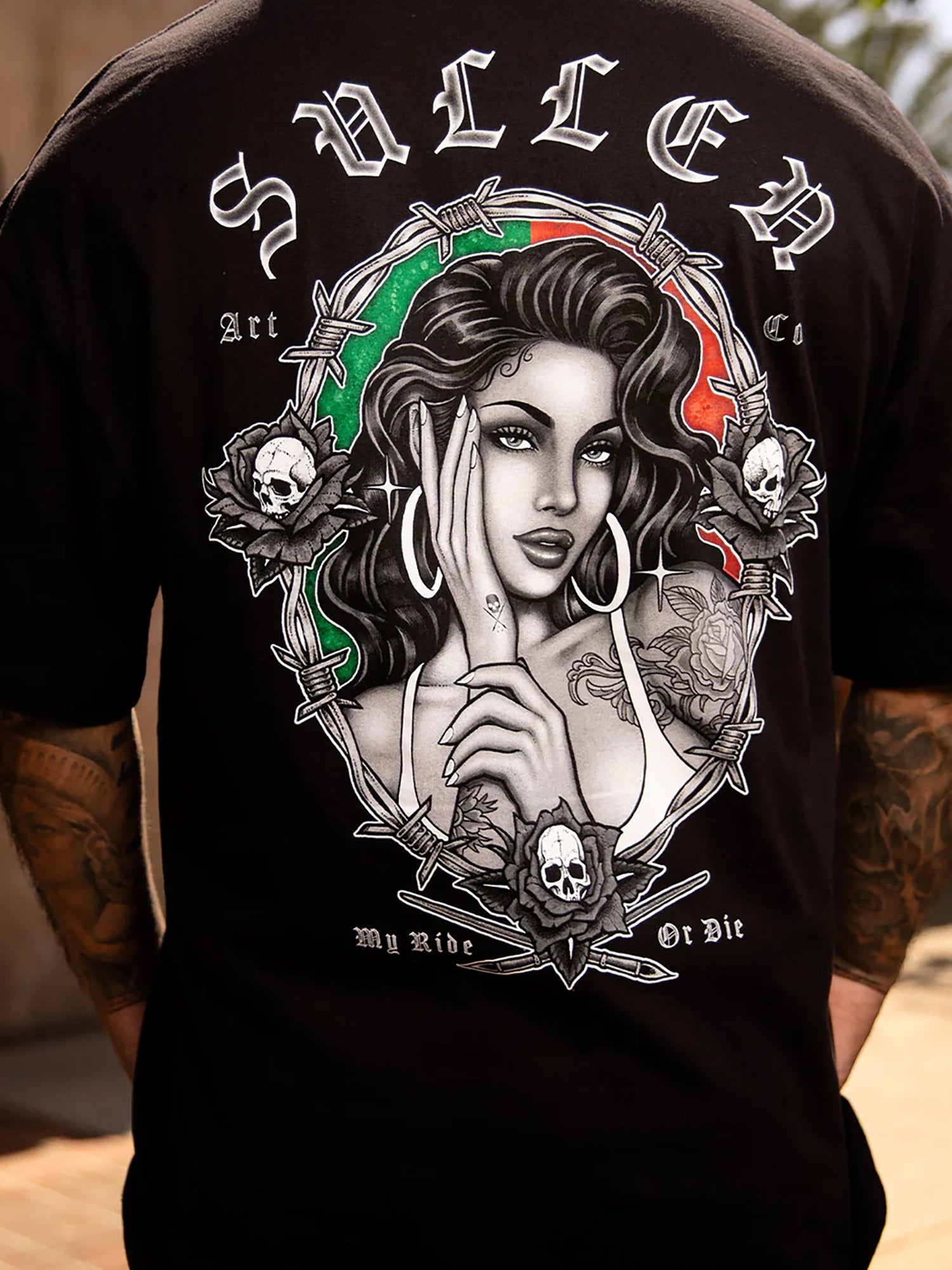 Sullen Men's My Ride or Die Graphic Tee - Black by Sullen