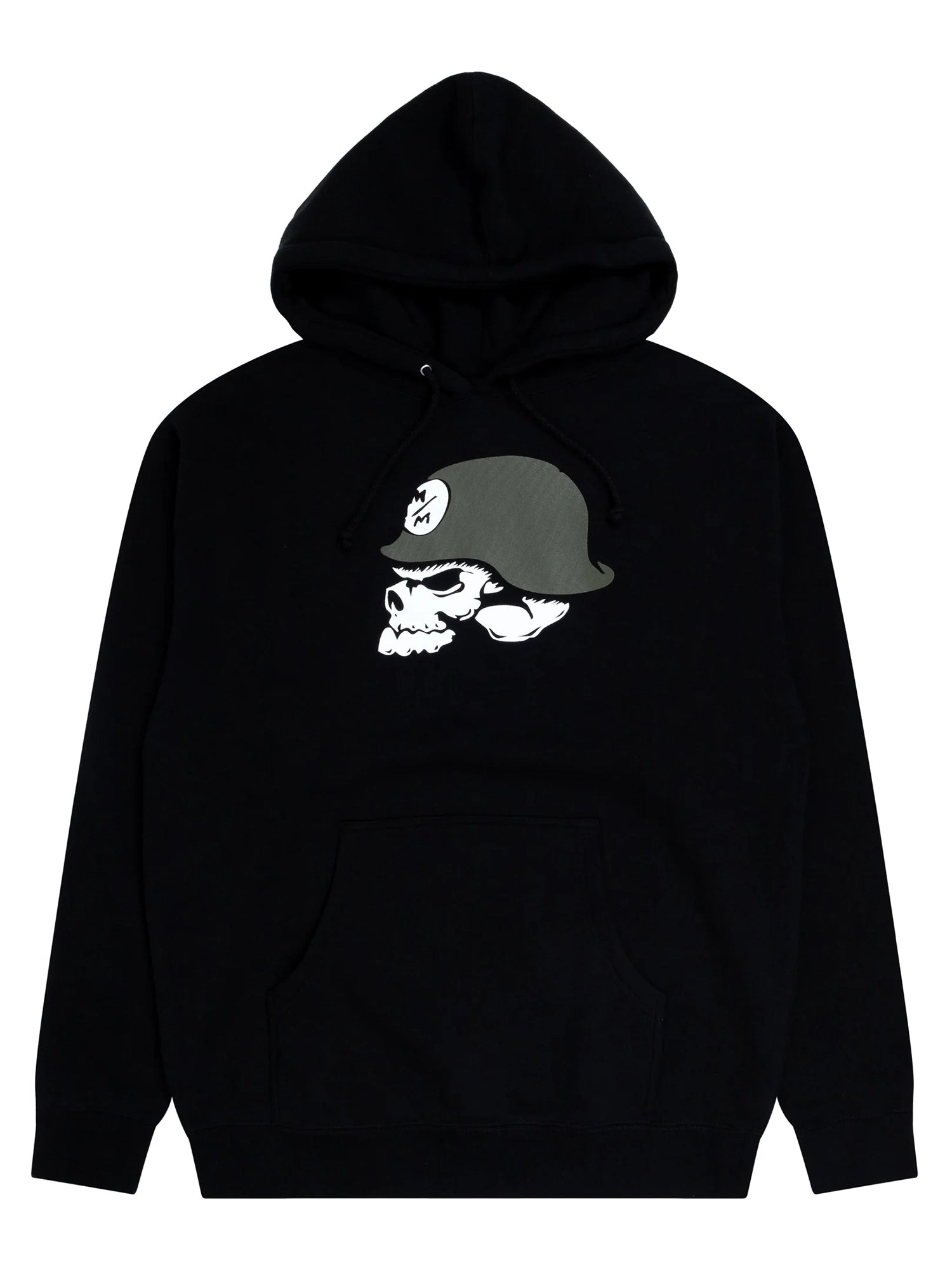 Metal Mulisha Men's OG Helmet Heavy Hoodie - Black by Metal Mulisha