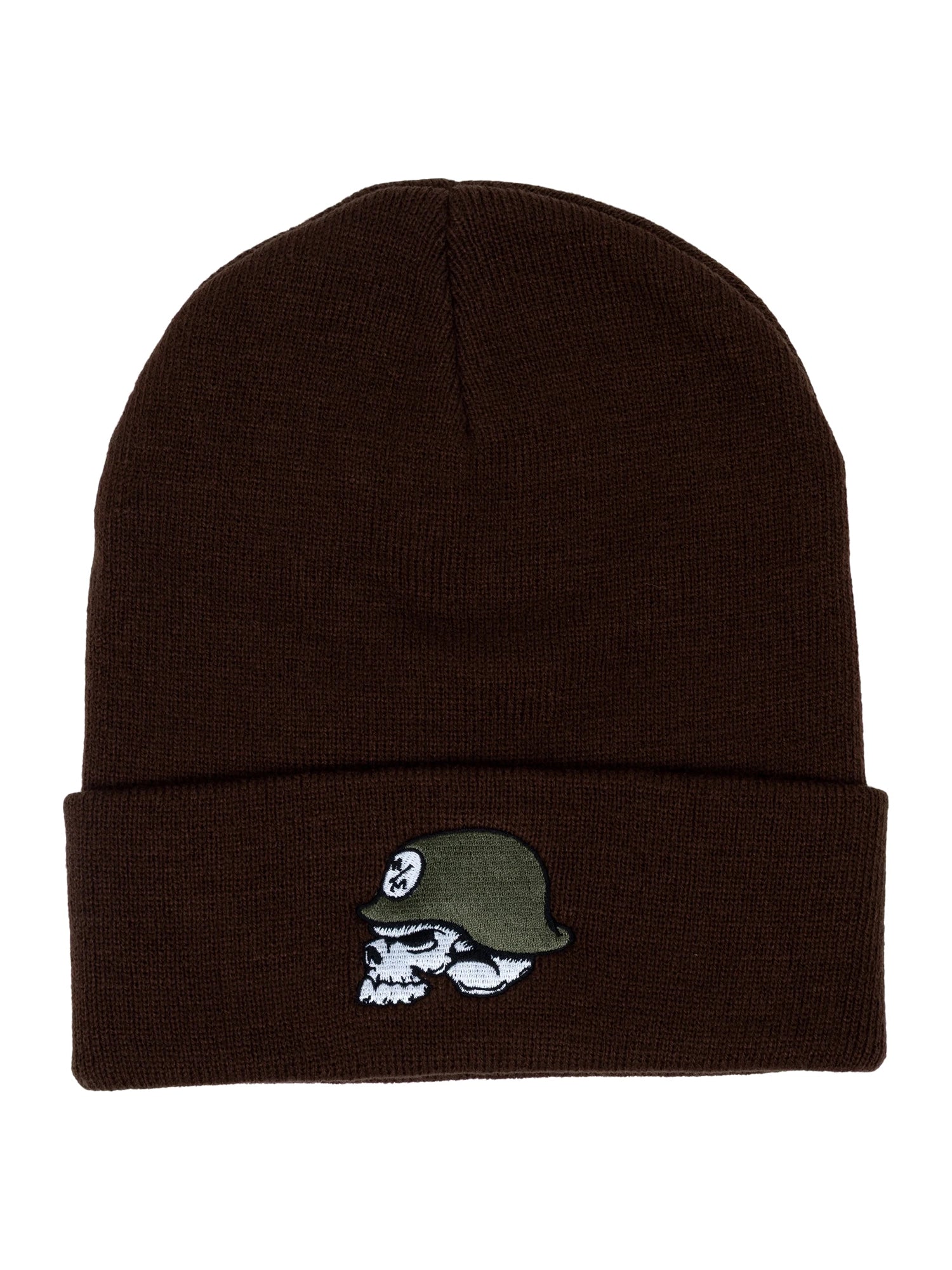 Metal Mulisha Men's and Women's Unisex OG Helmet Work Beanie - Brown