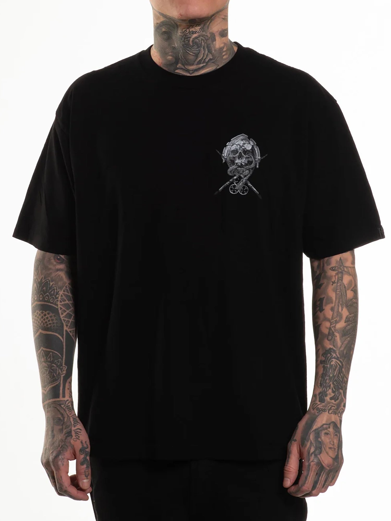 Sullen Men's Oculus Badge One Ton Graphic T-shirt - Jet Black