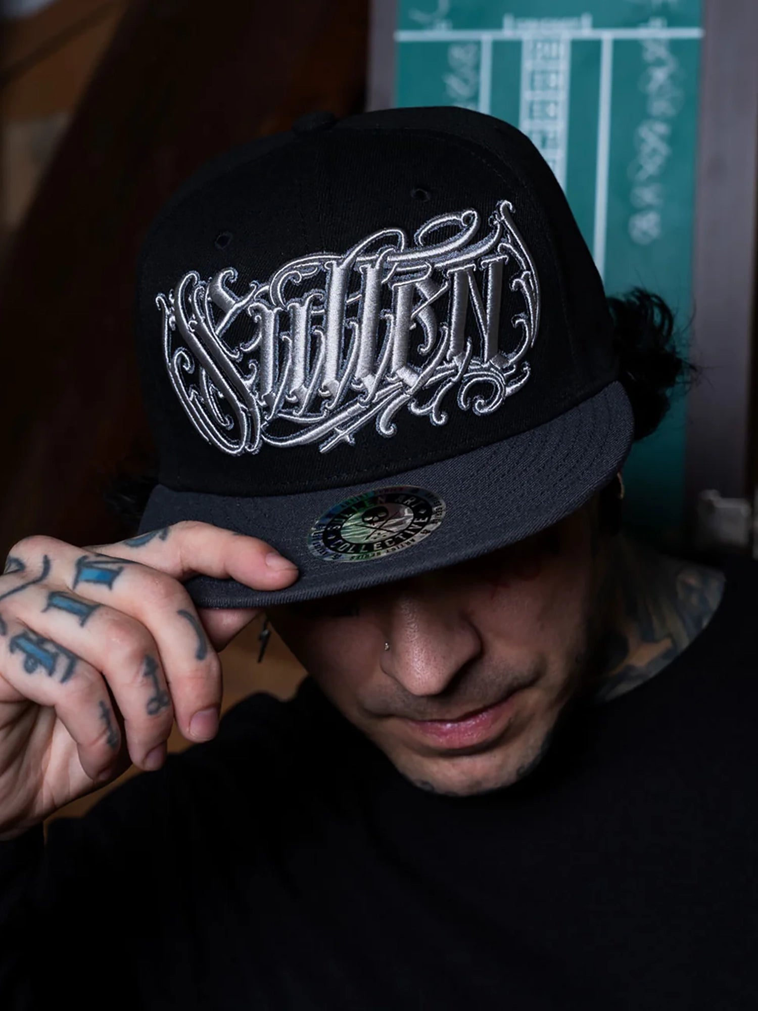 Sullen Men's Pelavacas III Snapback Hat - Black by Sullen