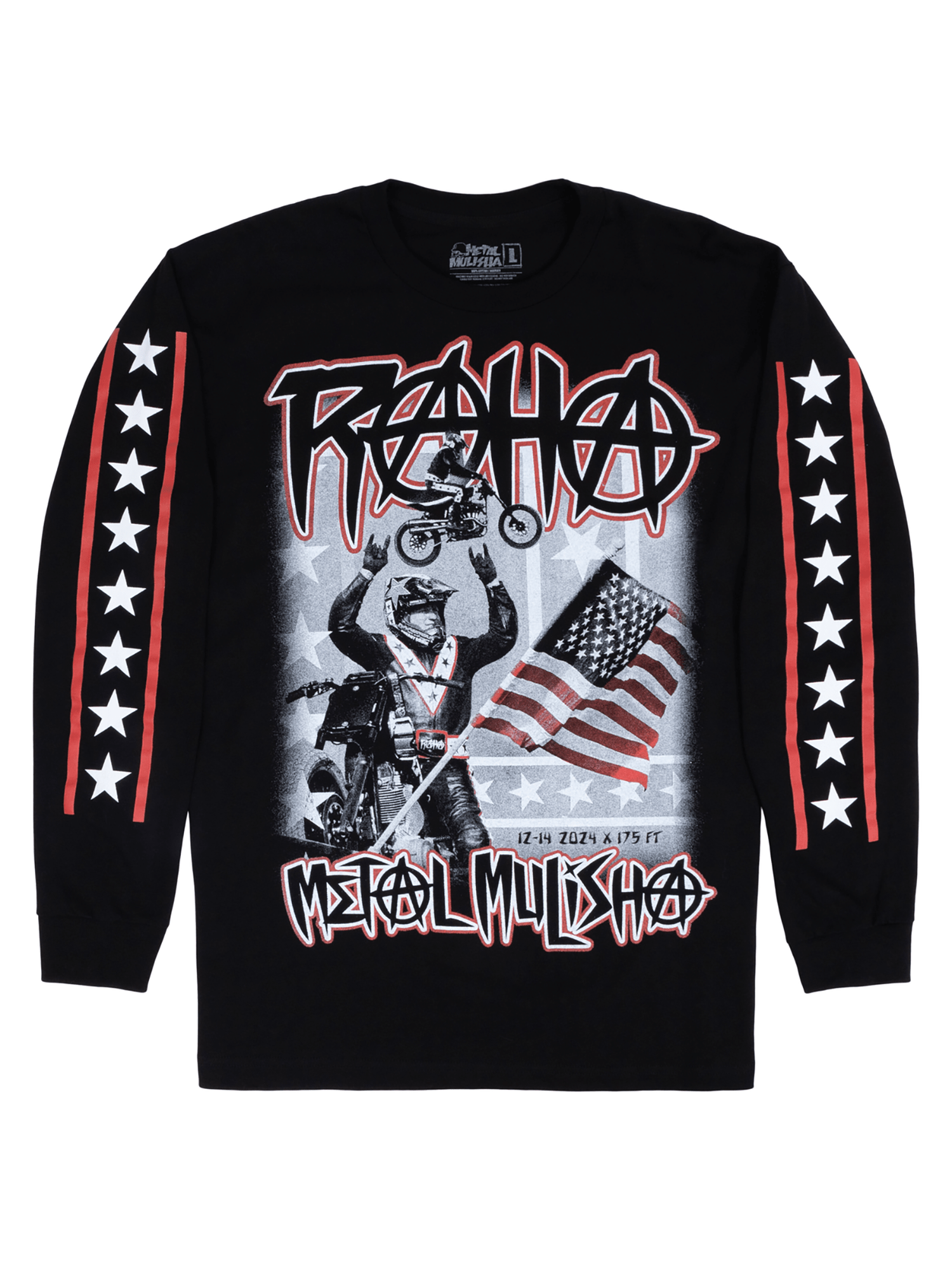 Metal Mulisha Men's Raha Record Long Sleeve T-shirt by Metal Mulisha