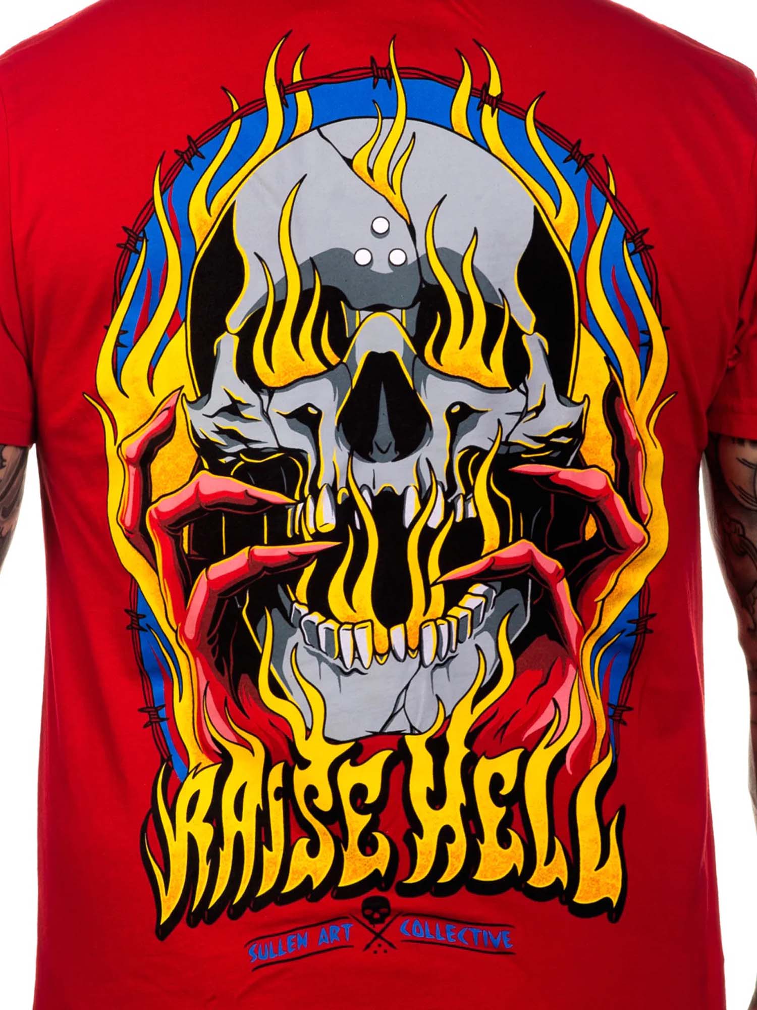 Sullen Men's Raise Hell Short Sleeve Premium T-shirt by Sullen