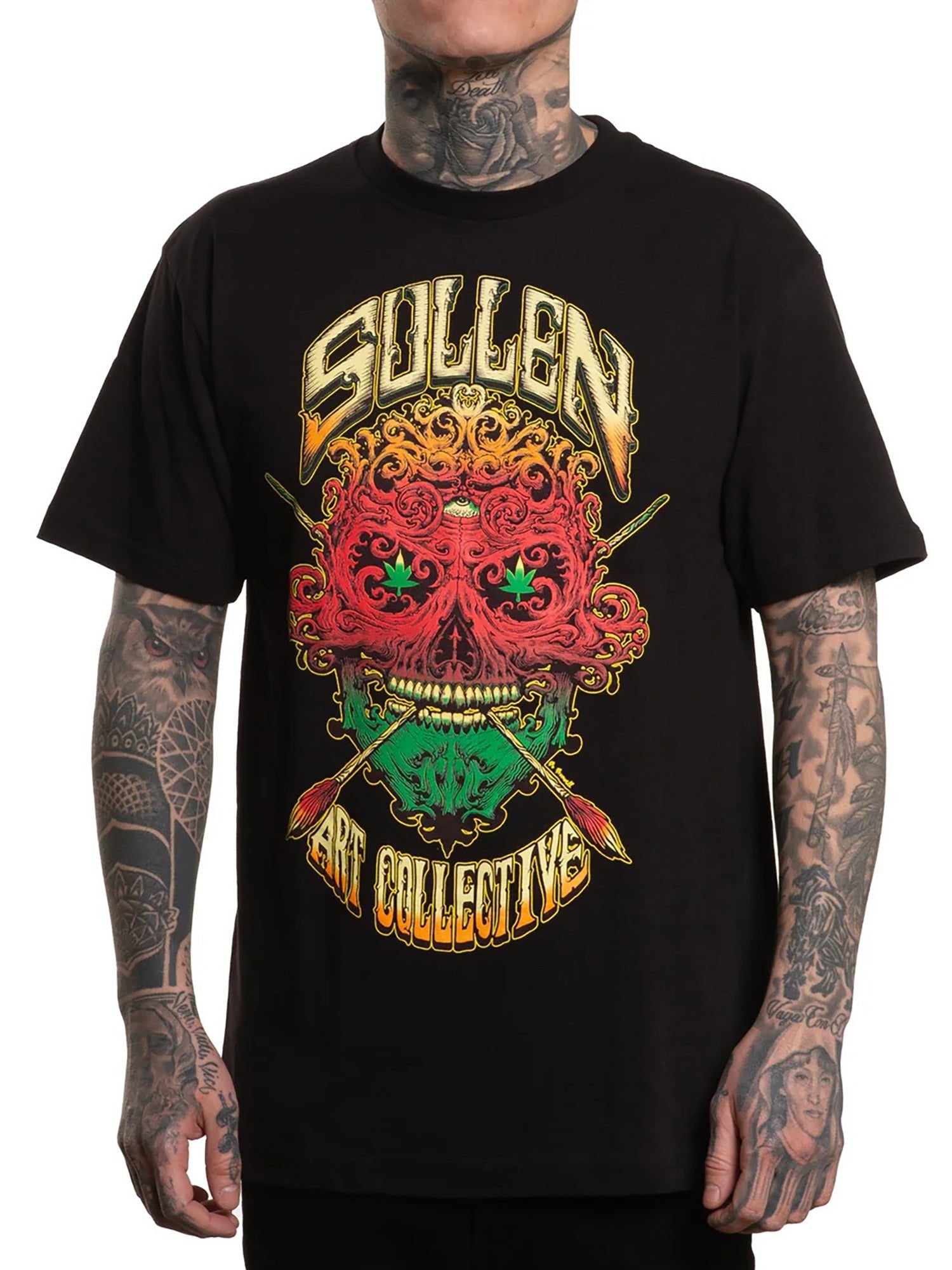 Sullen Men's Rasta Badge Standard T-shirt by Sullen