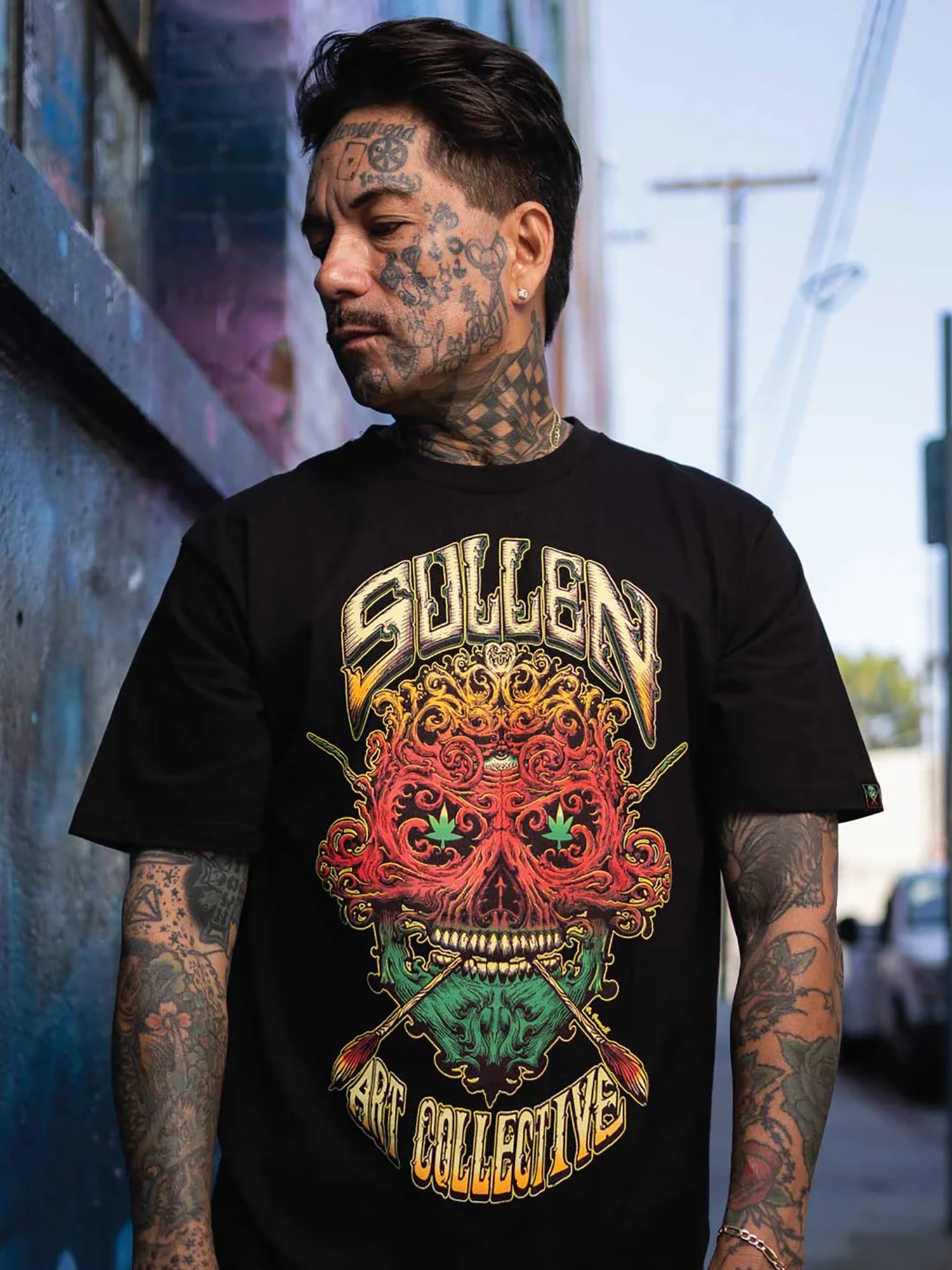Sullen Men's Rasta Badge Standard T-shirt