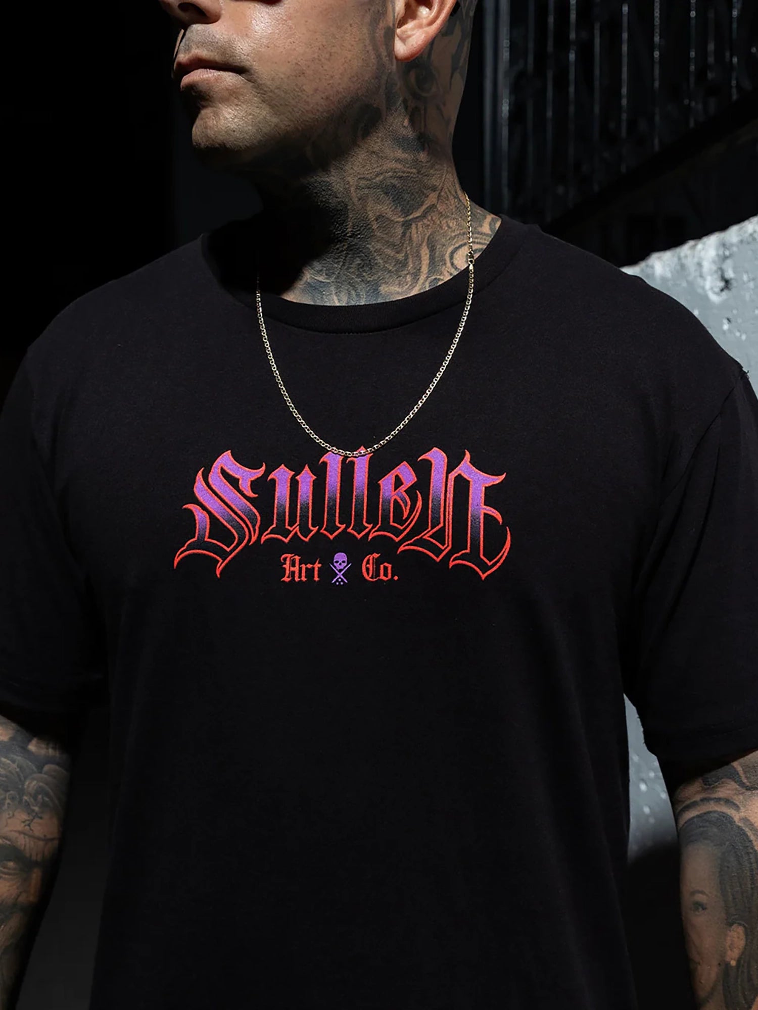 Sullen Men's Red Reaper Graphic Tee - Black by Sullen