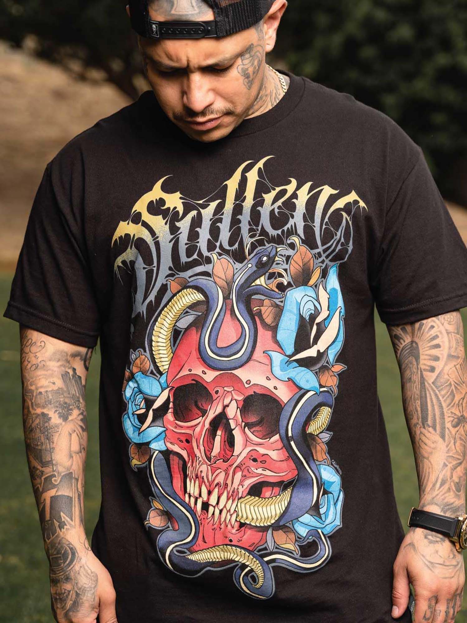 Sullen Men's Red Skull Short Sleeve Standard Tee by Sullen