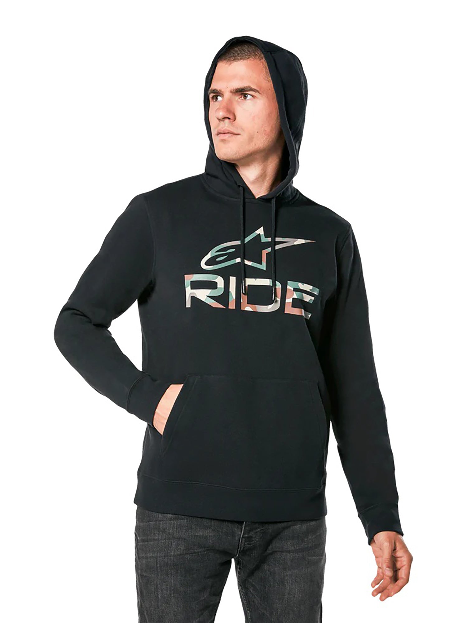 Alpinestars Men's Ride 4.0 Camo Pullover Hoodie