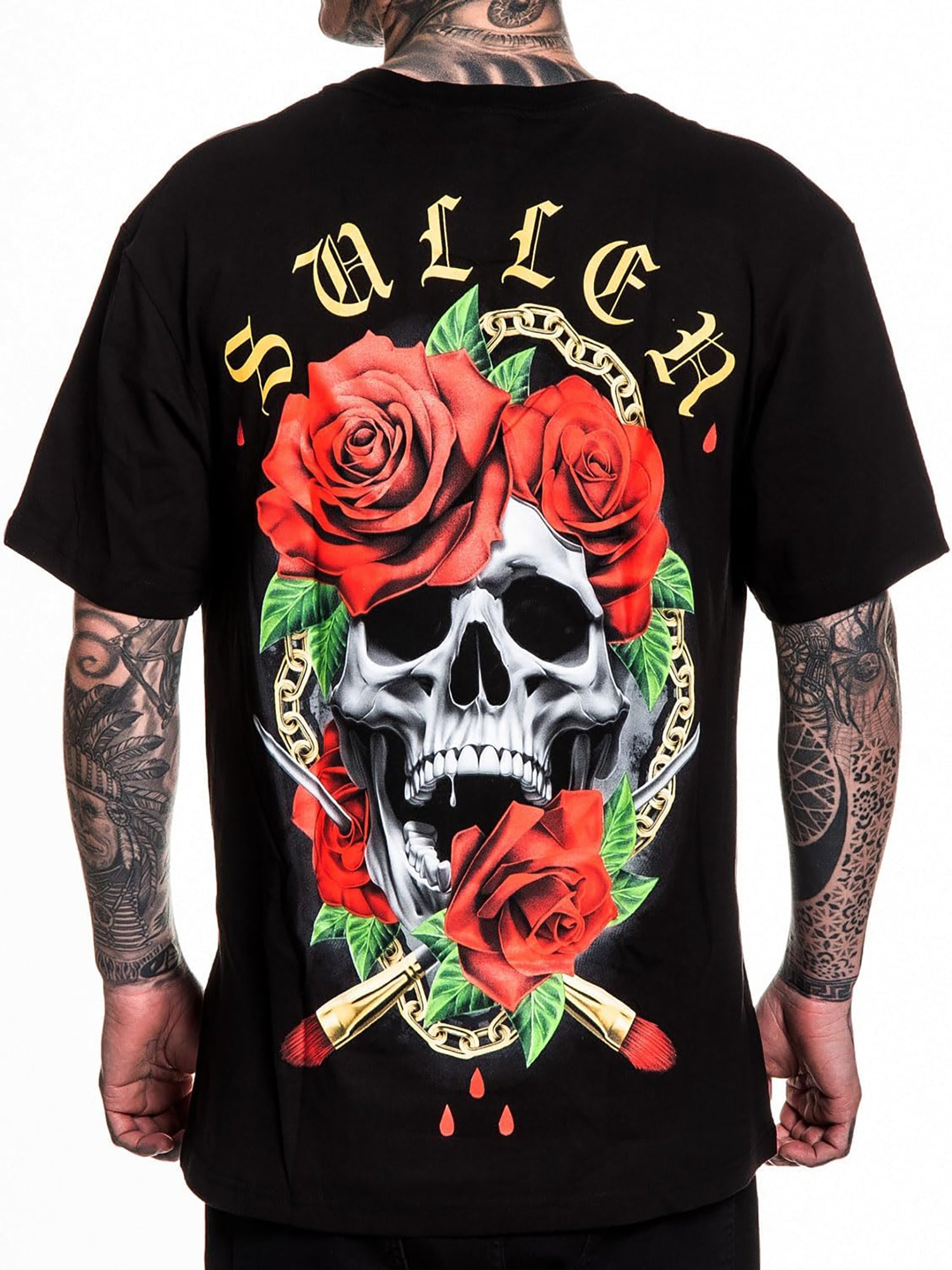 Sullen Men's Rose Gold Graphic T-shirt - Black by Sullen