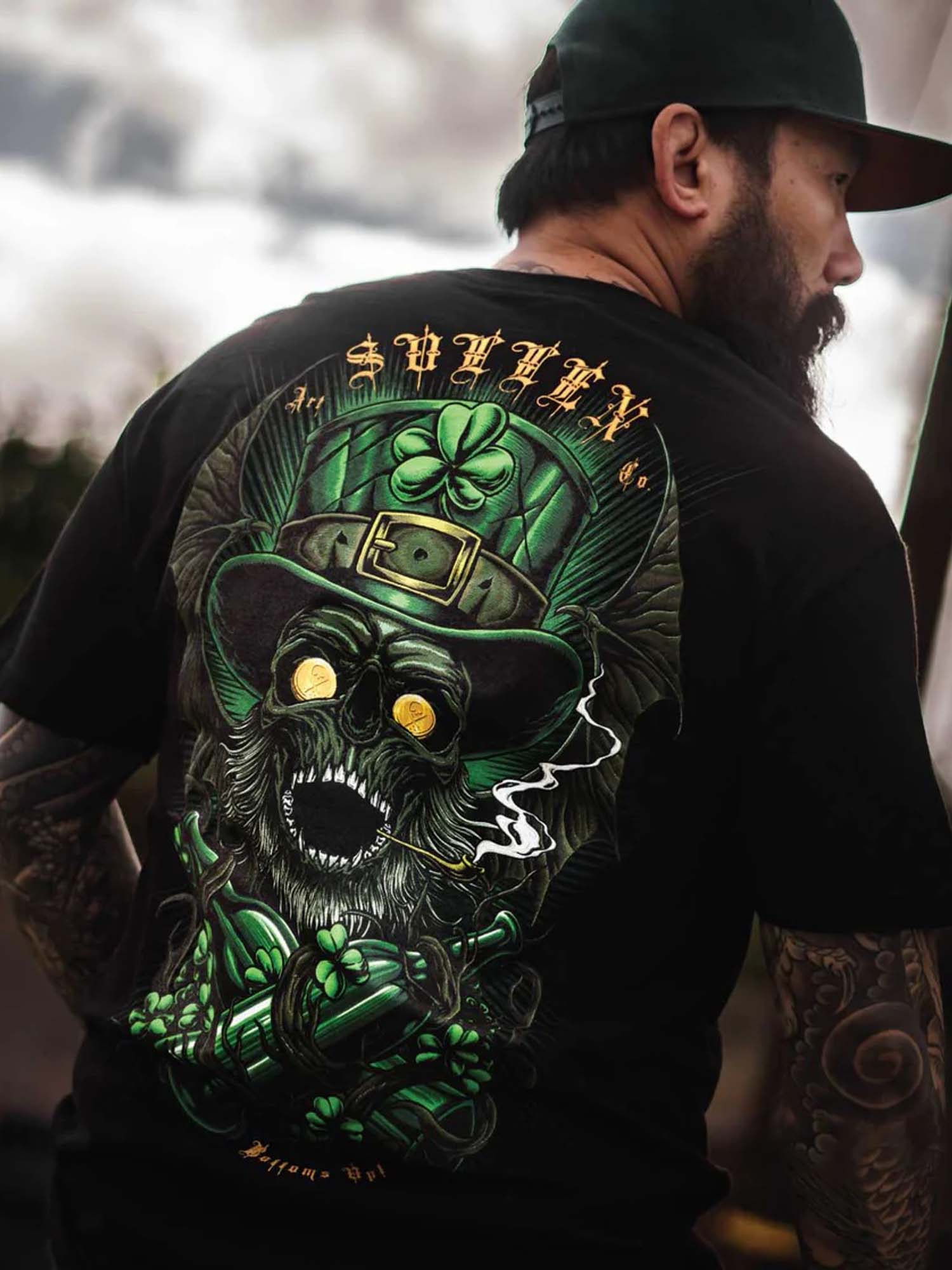 Sullen Men's Saint Batty Short Sleeve Standard T-shirt