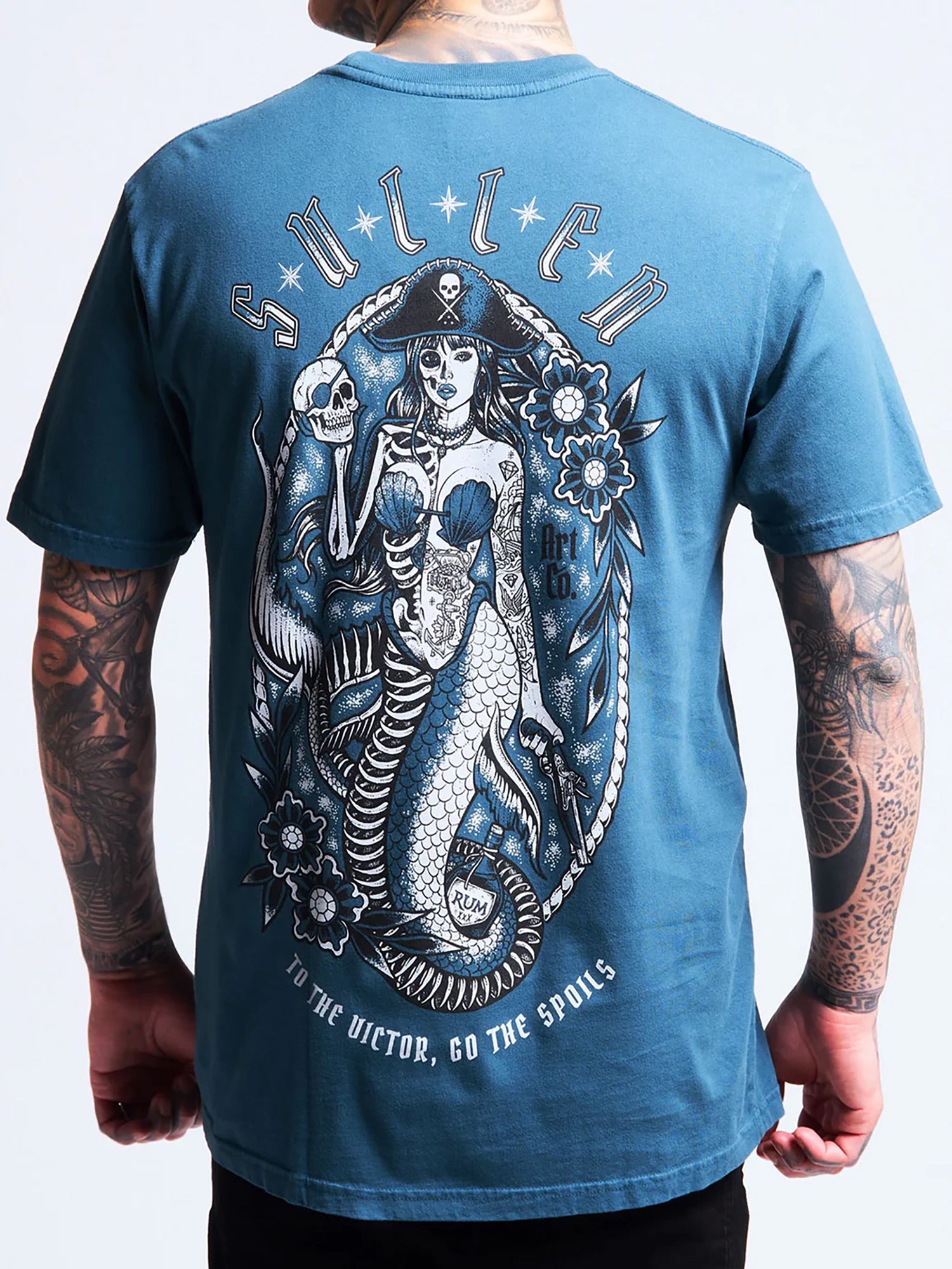 Sullen Men's Sea Spoils Premium T-shirt - Orion Blue by Sullen