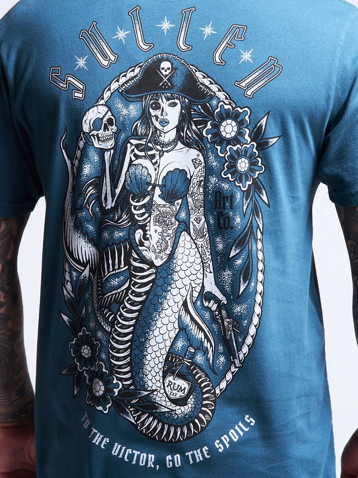 Sullen Men's Sea Spoils Premium T-shirt - Orion Blue by Sullen