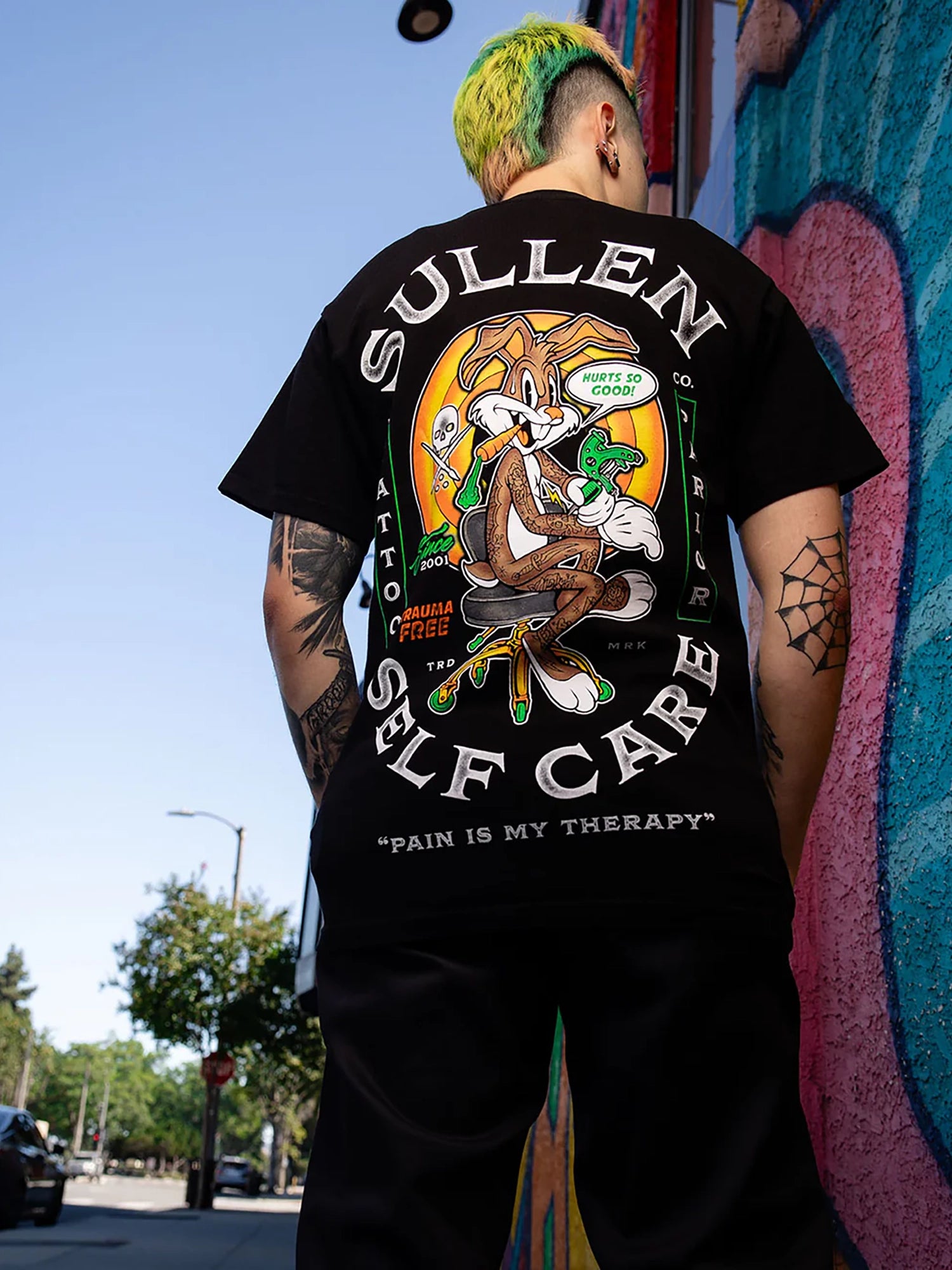 Sullen Men's Self Care "1 Ton" Relaxed Fit T-shirt - Jet Black