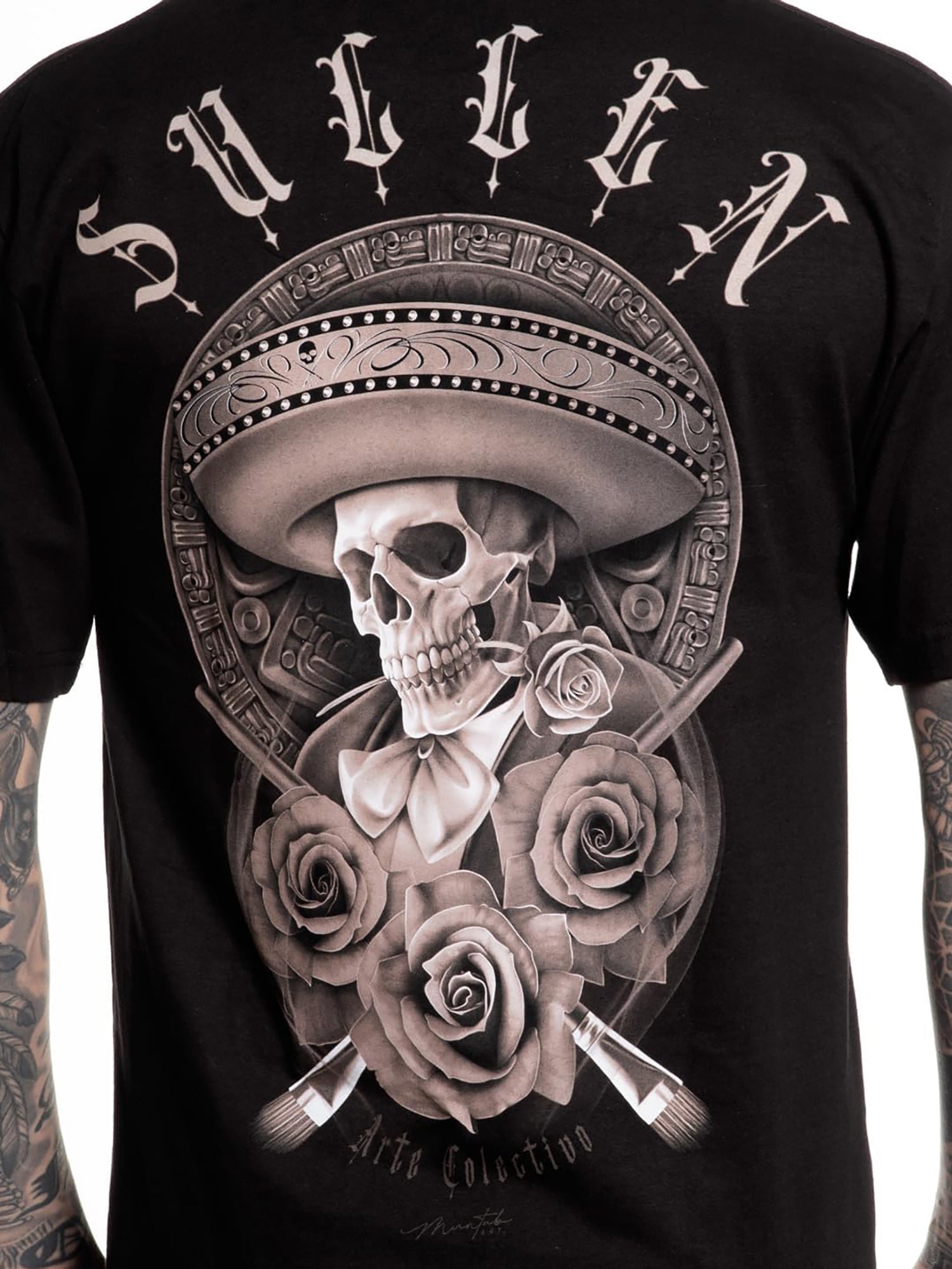 Sullen Men's Sicarios Standard T-shirt - graphic detail