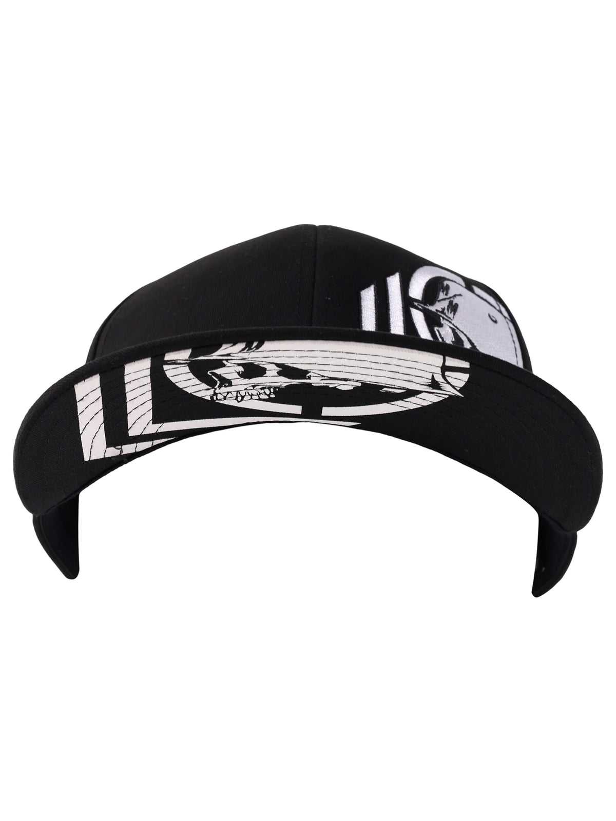 Metal Mulisha Sketched black flex hat with printed underbill