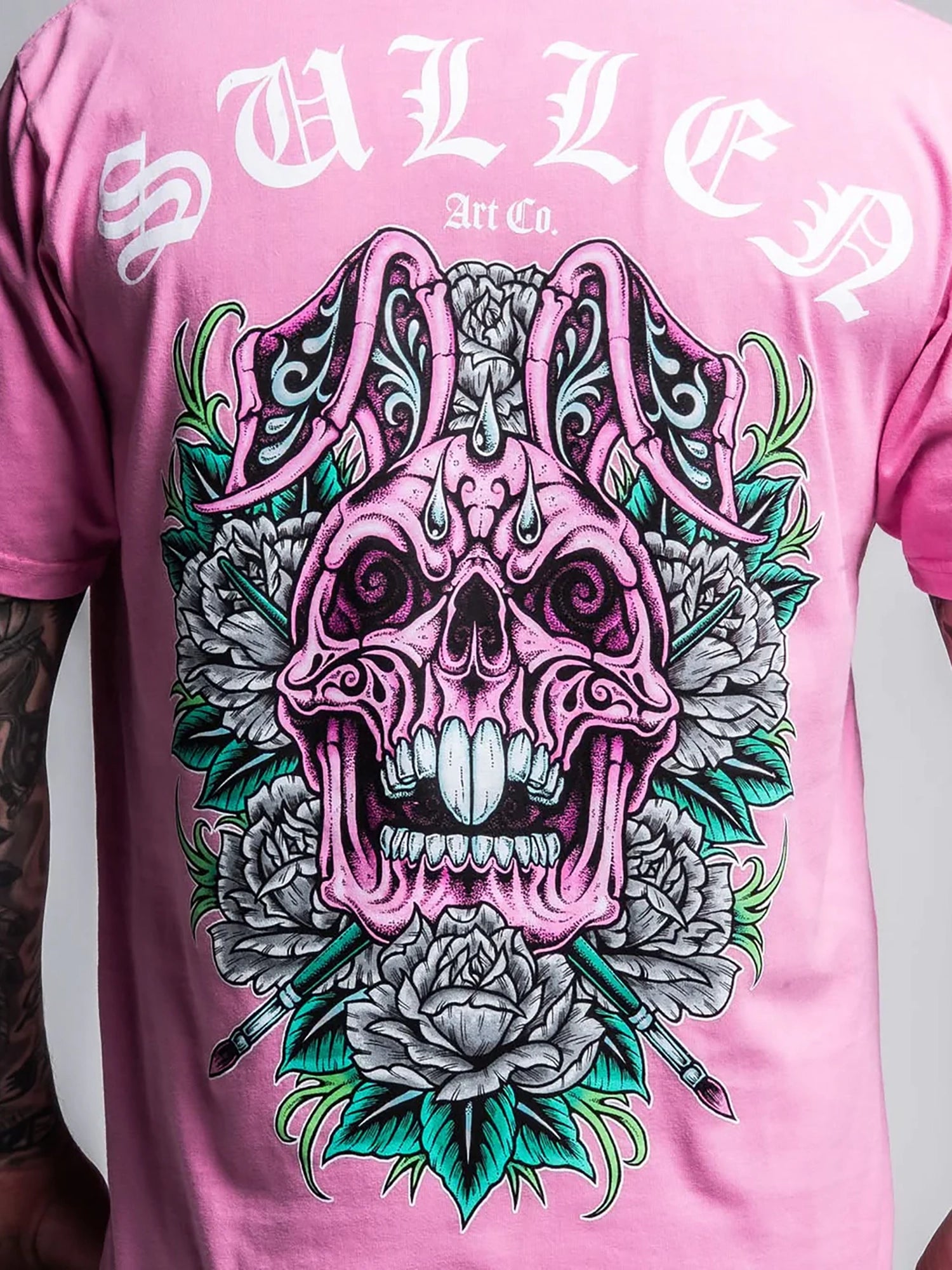 Sullen Men's Skull Bunny 26 Premium Graphic T-shirt