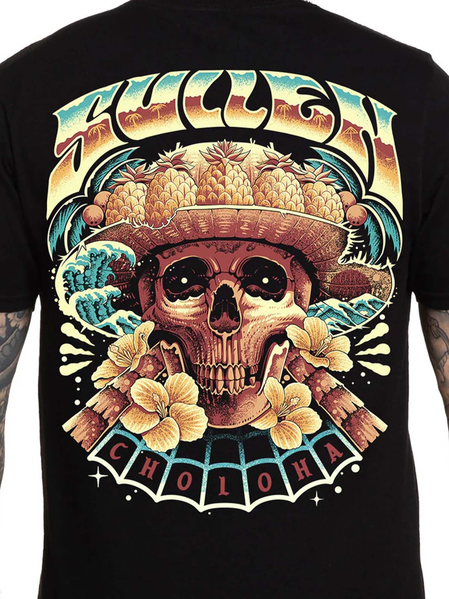 Sullen Men's Skulloha Short Sleeve Premium T-shirt by Sullen