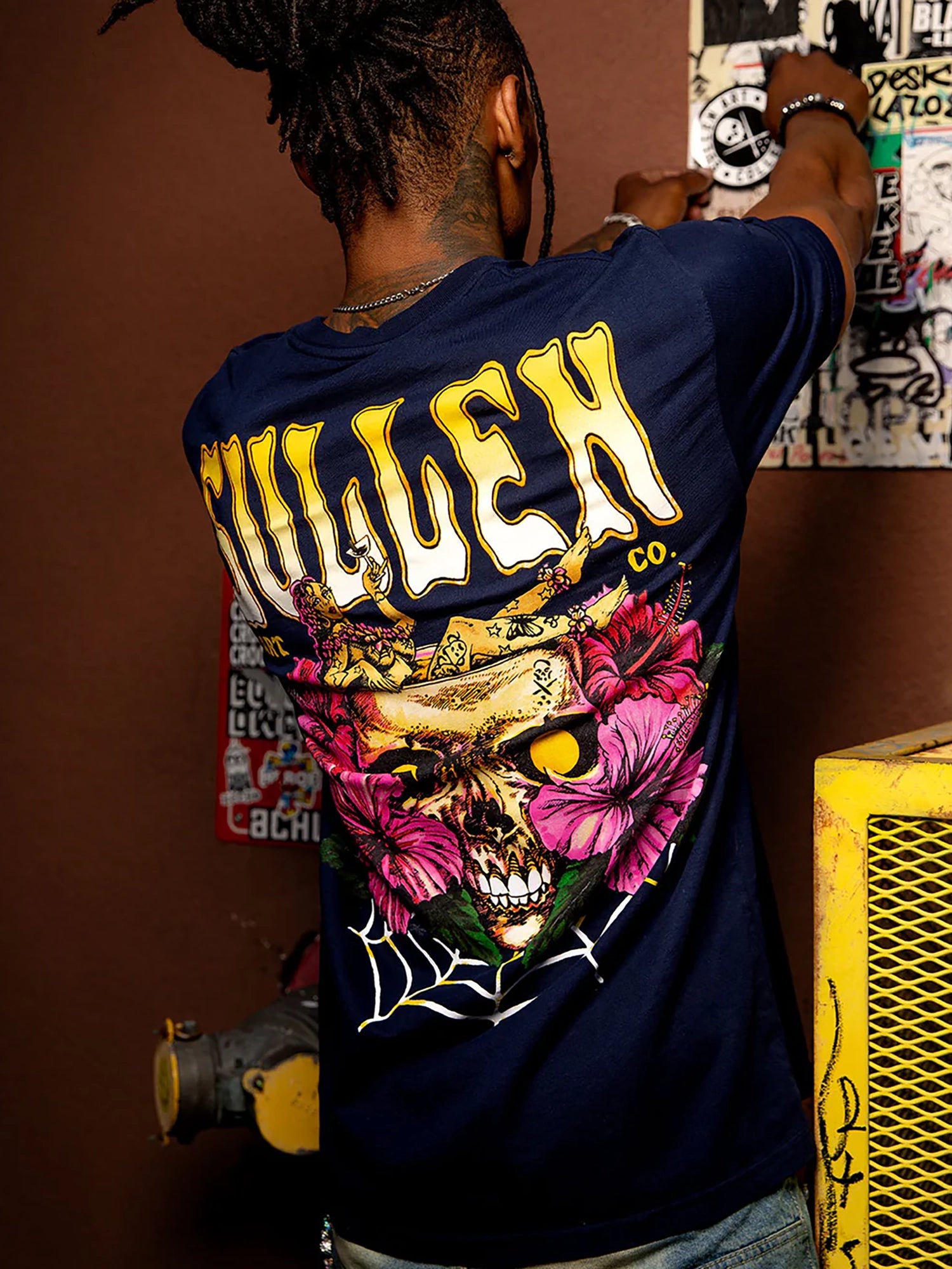 Sullen Men's Skulloha 2026 Premium Tee - Pagent Blue by Sullen