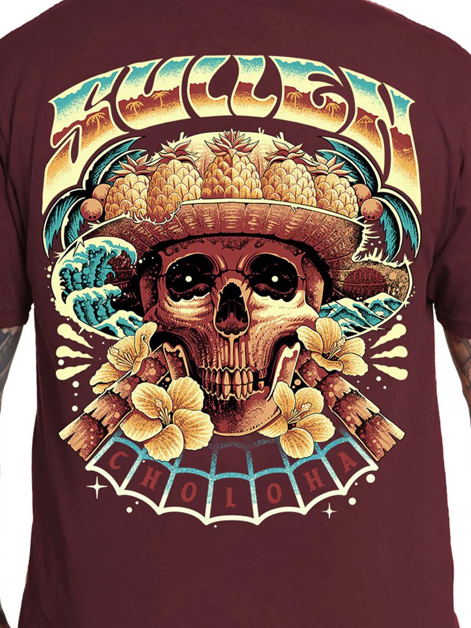 Sullen Men's Skulloha Short Sleeve Premium T-shirt by Sullen
