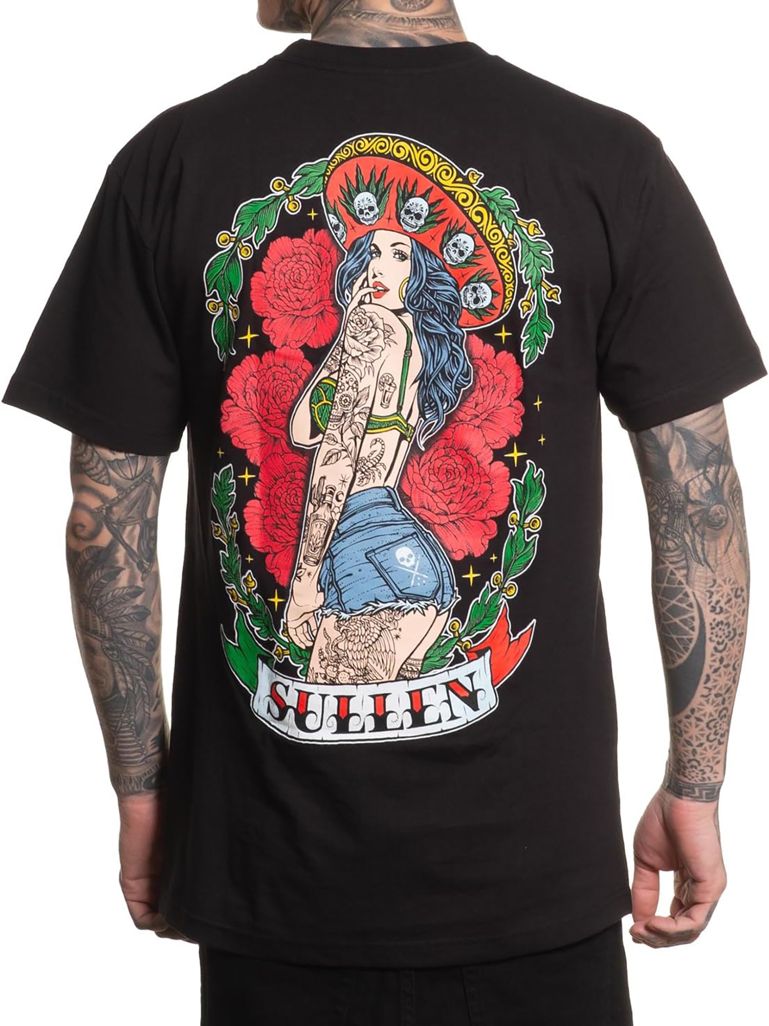 Sullen Men's Sombrero Chica Standard T-shirt