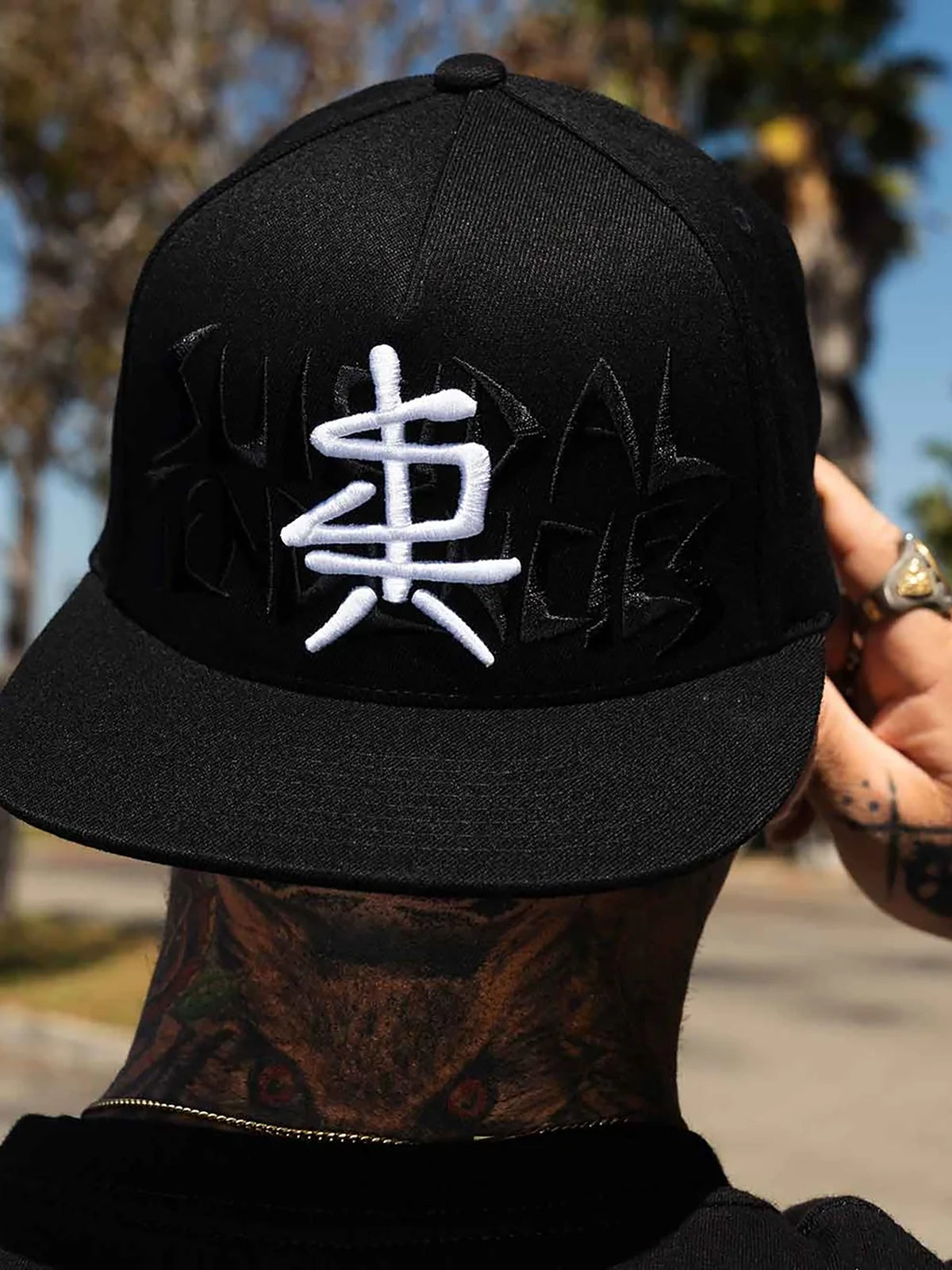 Sullen x Suicidal Tendencies ST Blastover Snapback Hat - Blue / Black
