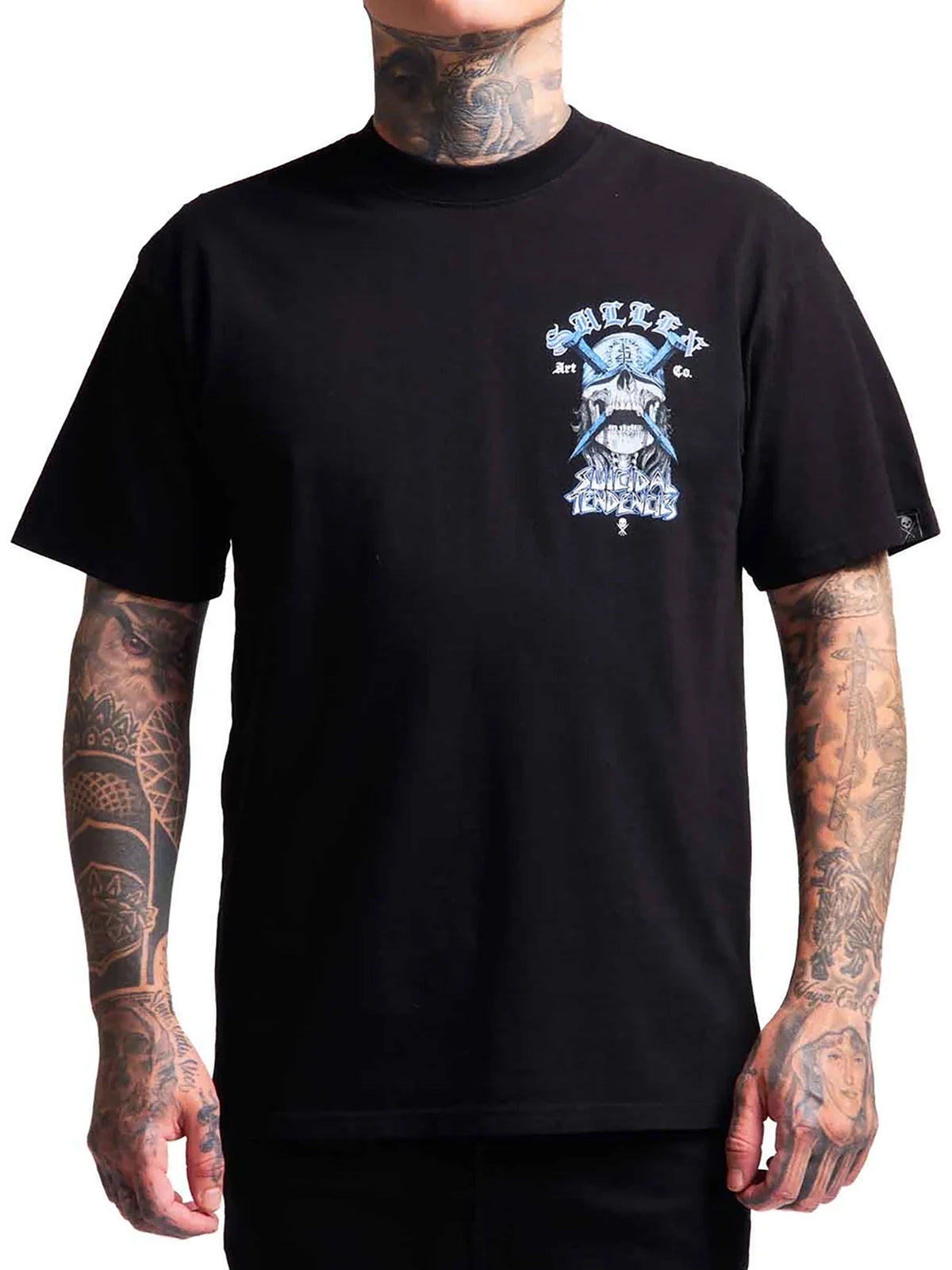 Sullen x Suicidal Tendencies Men's War Head Premium Graphic T-shirt - Jet Black