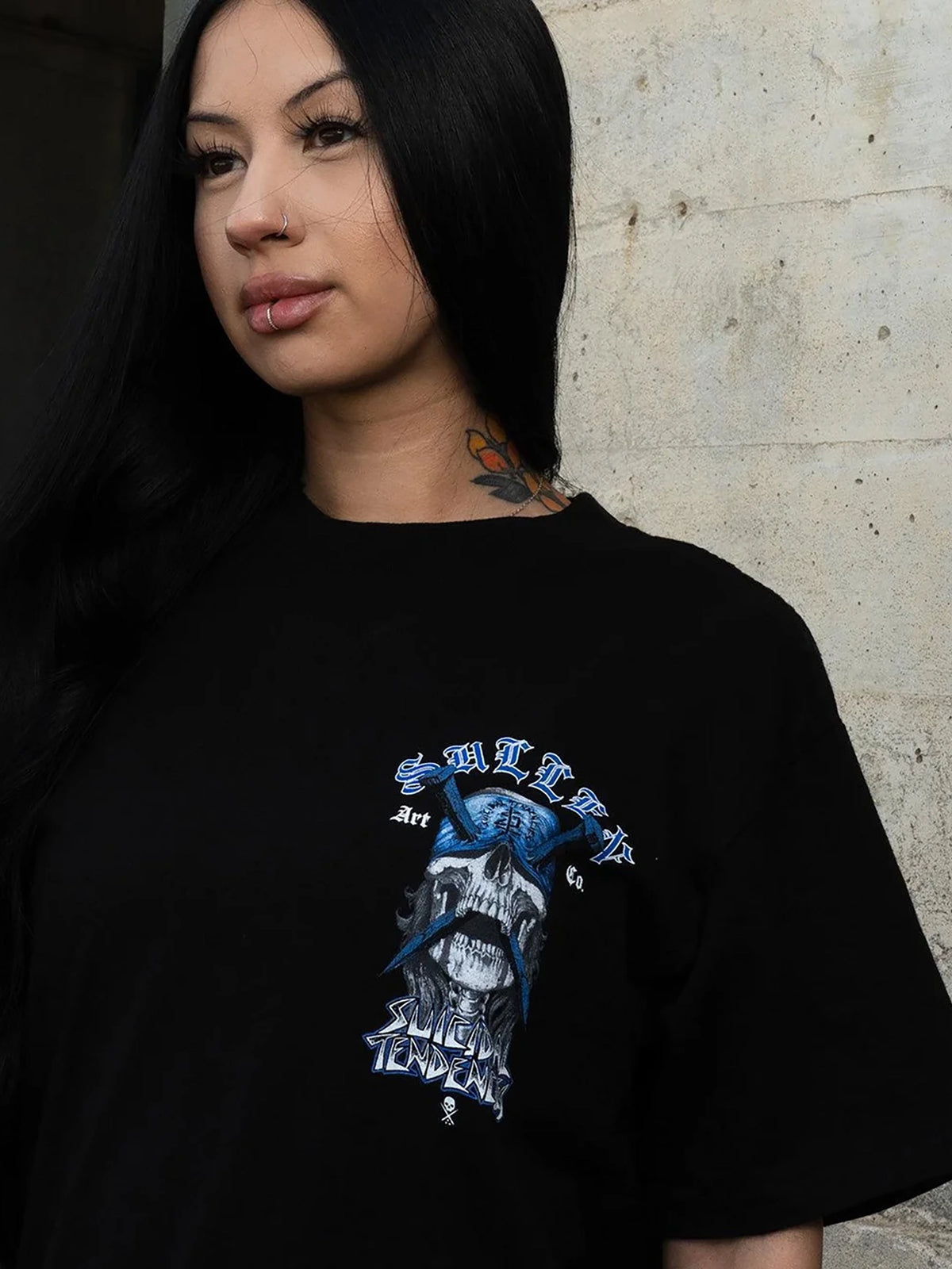 Sullen x Suicidal Tendencies Men's War Head Premium Graphic T-shirt - Jet Black