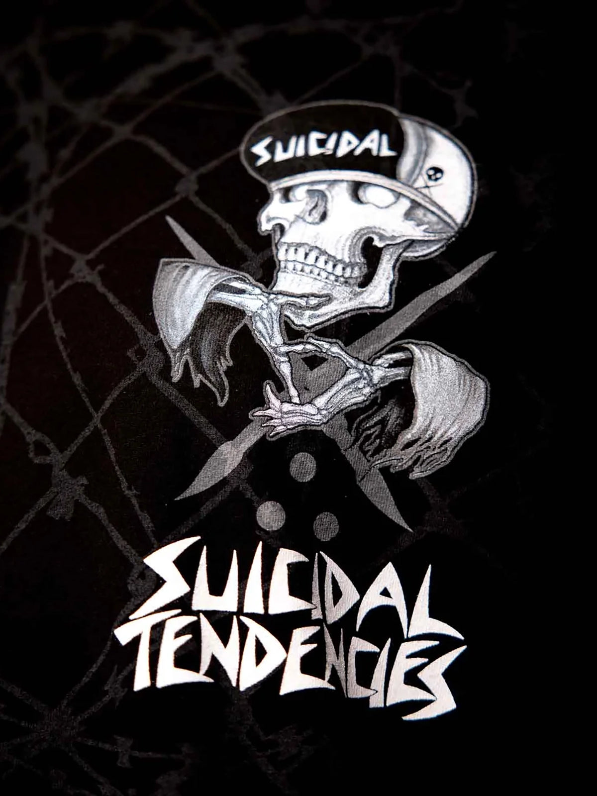 Sullen x Suicidal Tendencies Men's ST x SAC “1 Ton” Relaxed Fit Graphic T-shirt - Jet Black