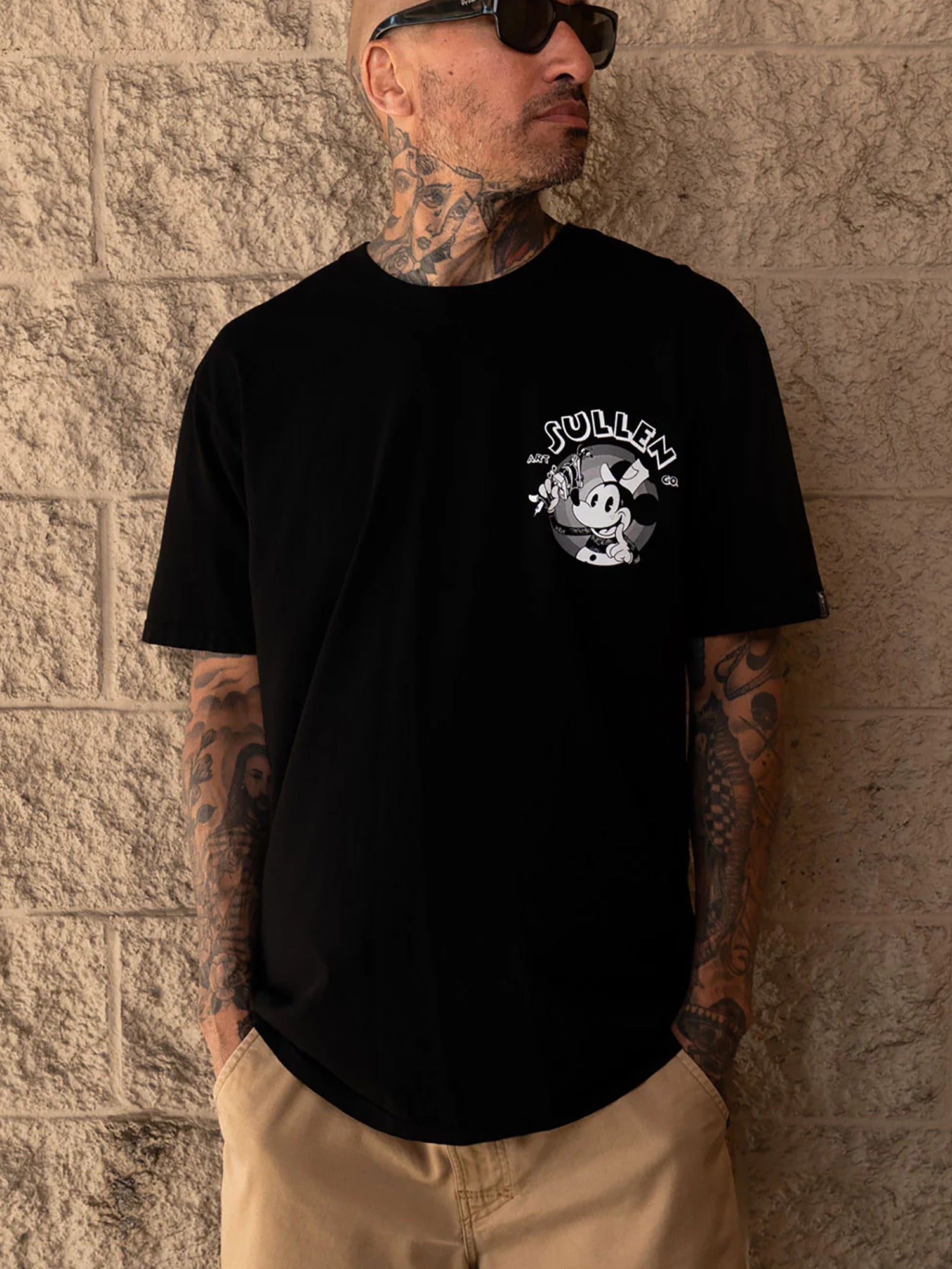 Sullen Men's Steamboat Sullie Premium Graphic Tee - Jet Black