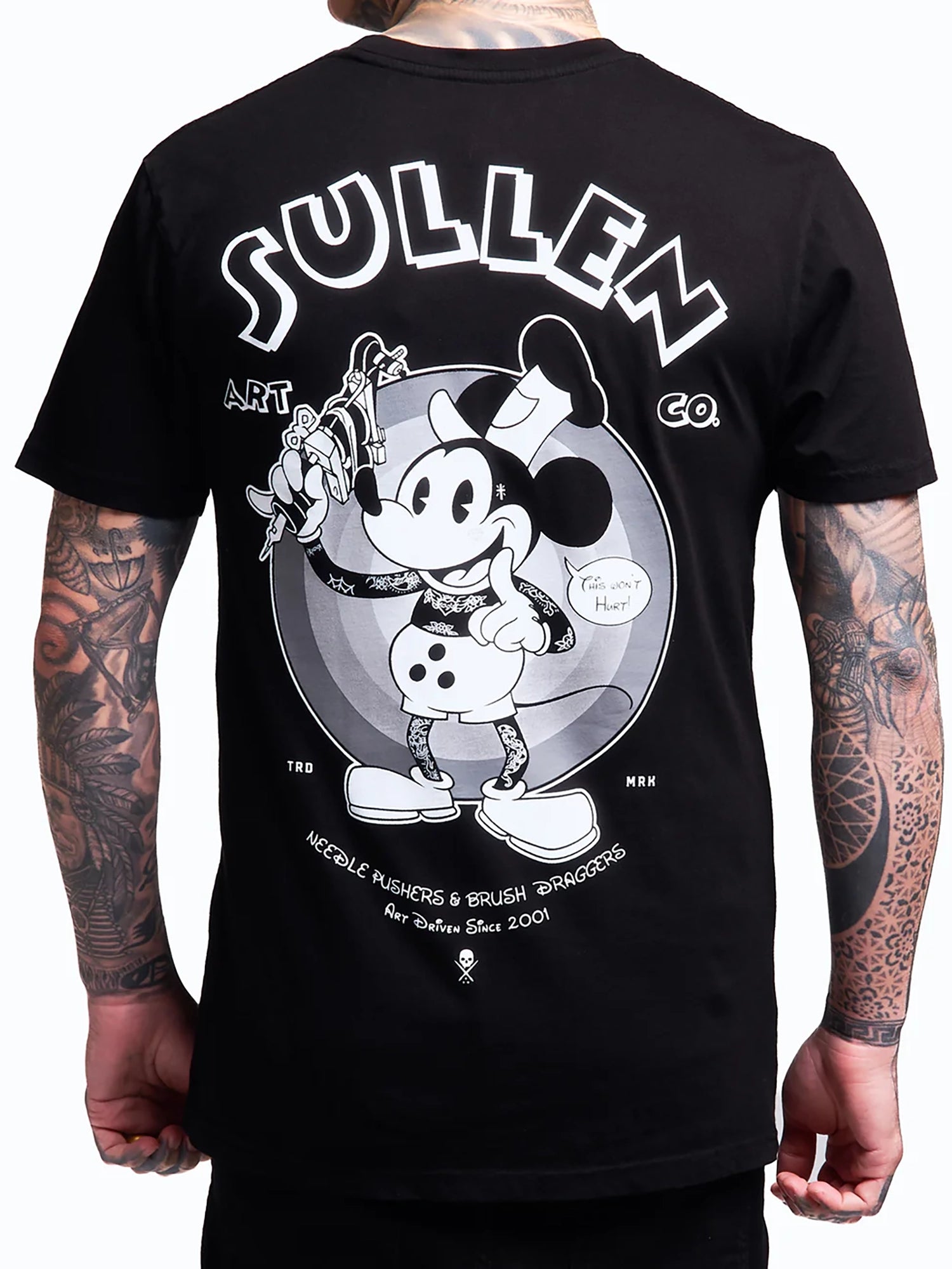Sullen Men's Steamboat Sullie Premium Graphic Tee - Jet Black