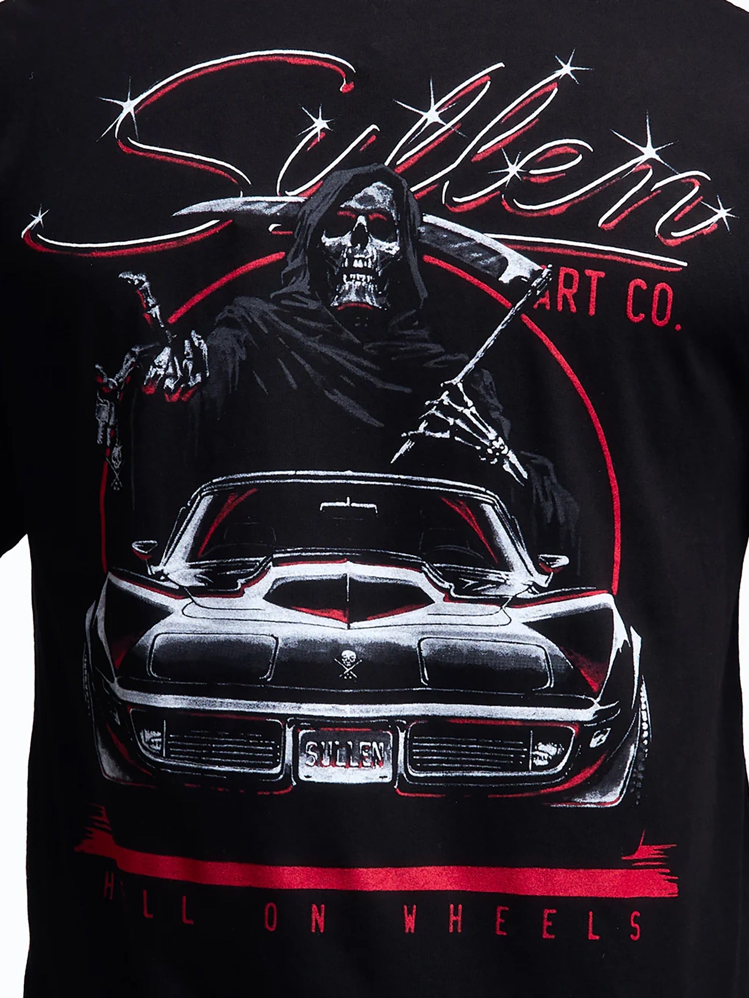 Sullen Men's Stingray Premium Graphic T-shirt - Jet Black by Sullen
