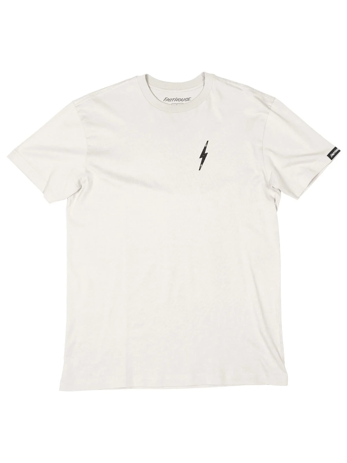 Fasthouse Men's Surge Graphic T-shirt in Light Gray, front flat-lay view