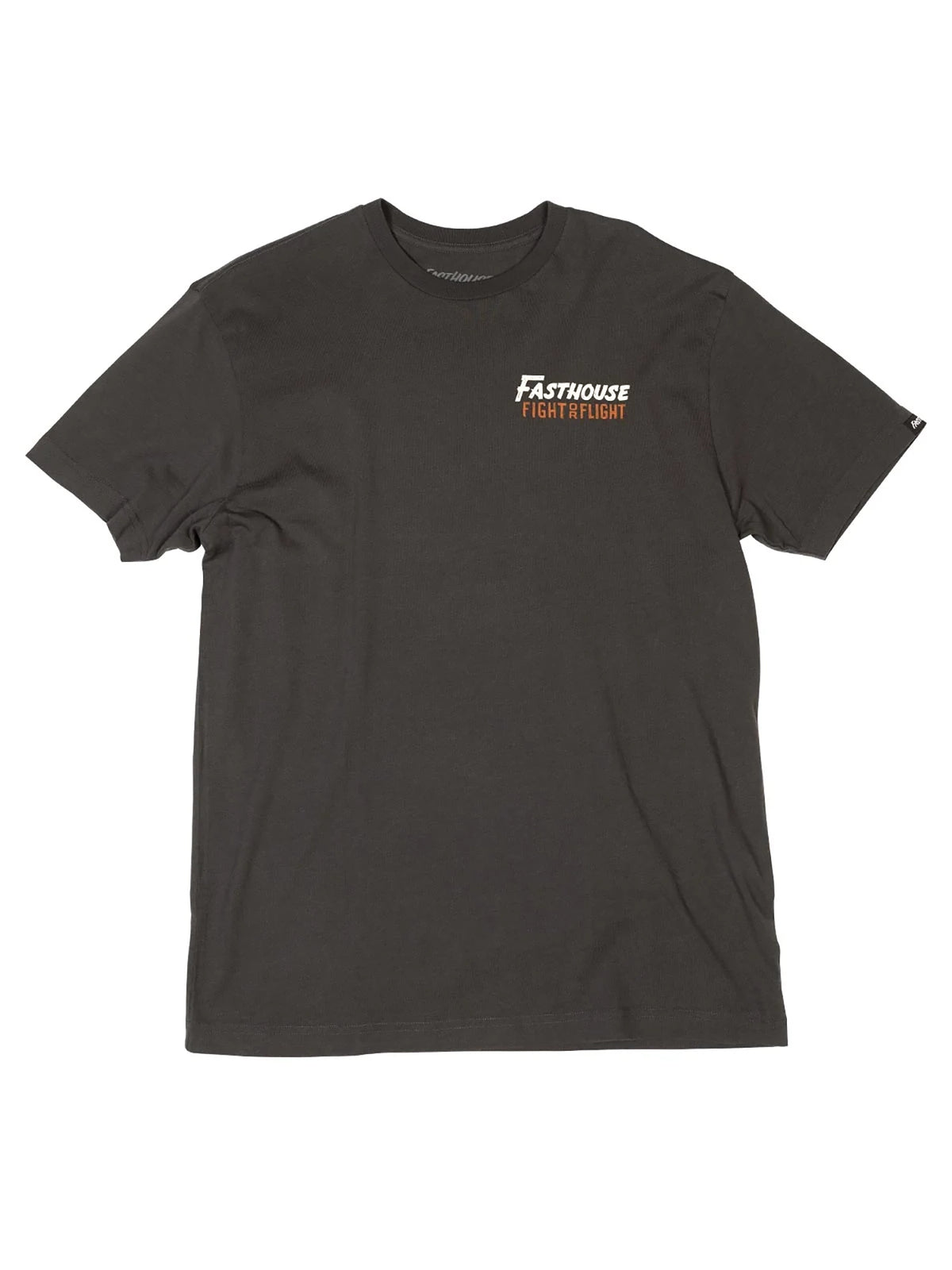 Fasthouse Men's Talon Graphic T-shirt in Graphite Black, front flat-lay view