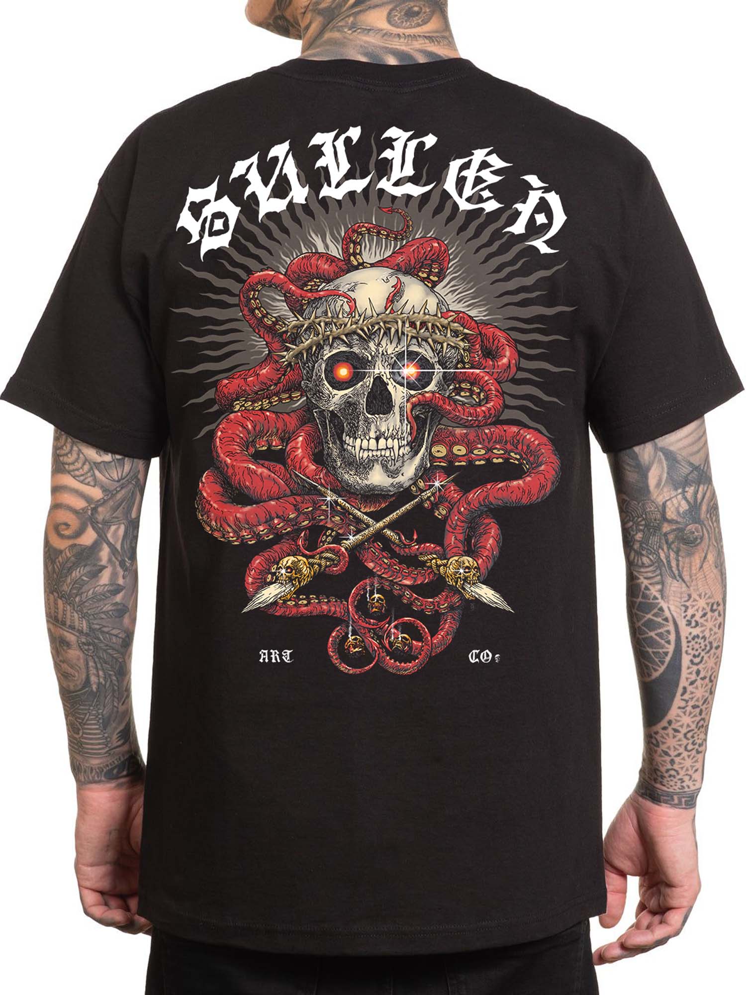 Sullen Men's Tentaskull Short Sleeve Premium T-shirt by Sullen