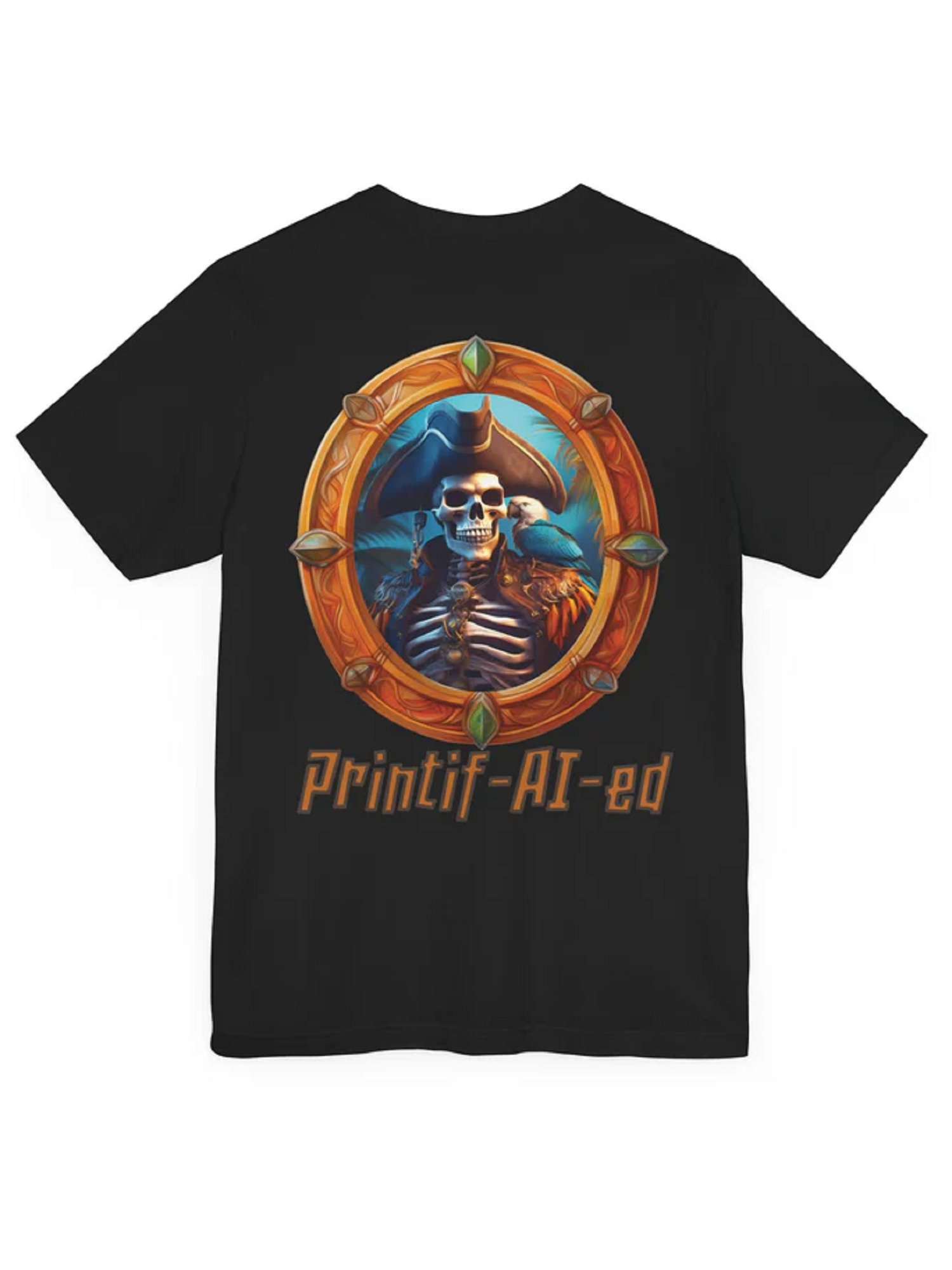 Printif-AI-ed Men's Captain Death Premium Tee