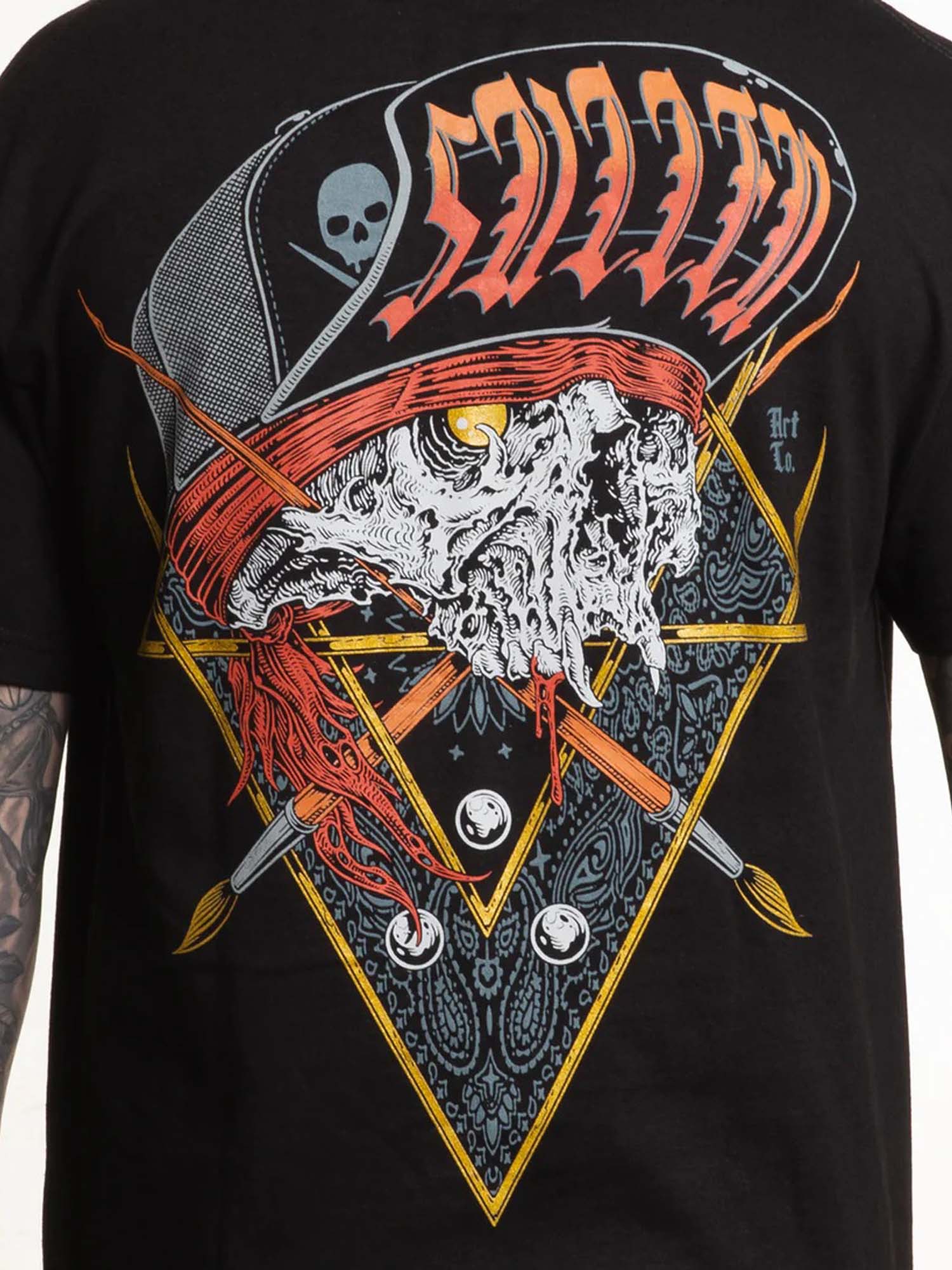 Sullen Men's Thrash Badge Short Sleeve Standard T-shirt by Sullen