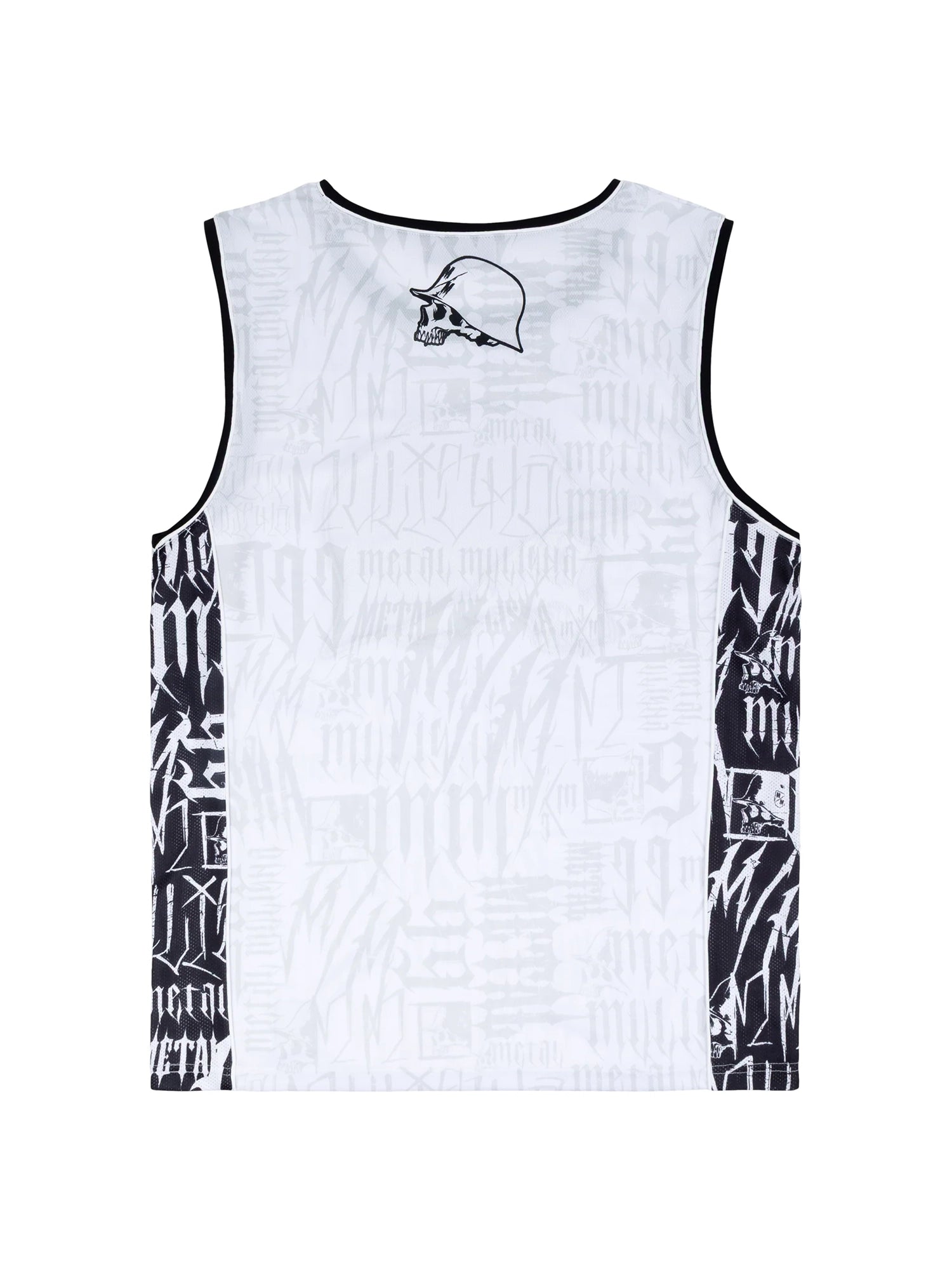 Metal Mulisha Men's Vandal Jersey Tank Top - Black/White by Metal Mulisha