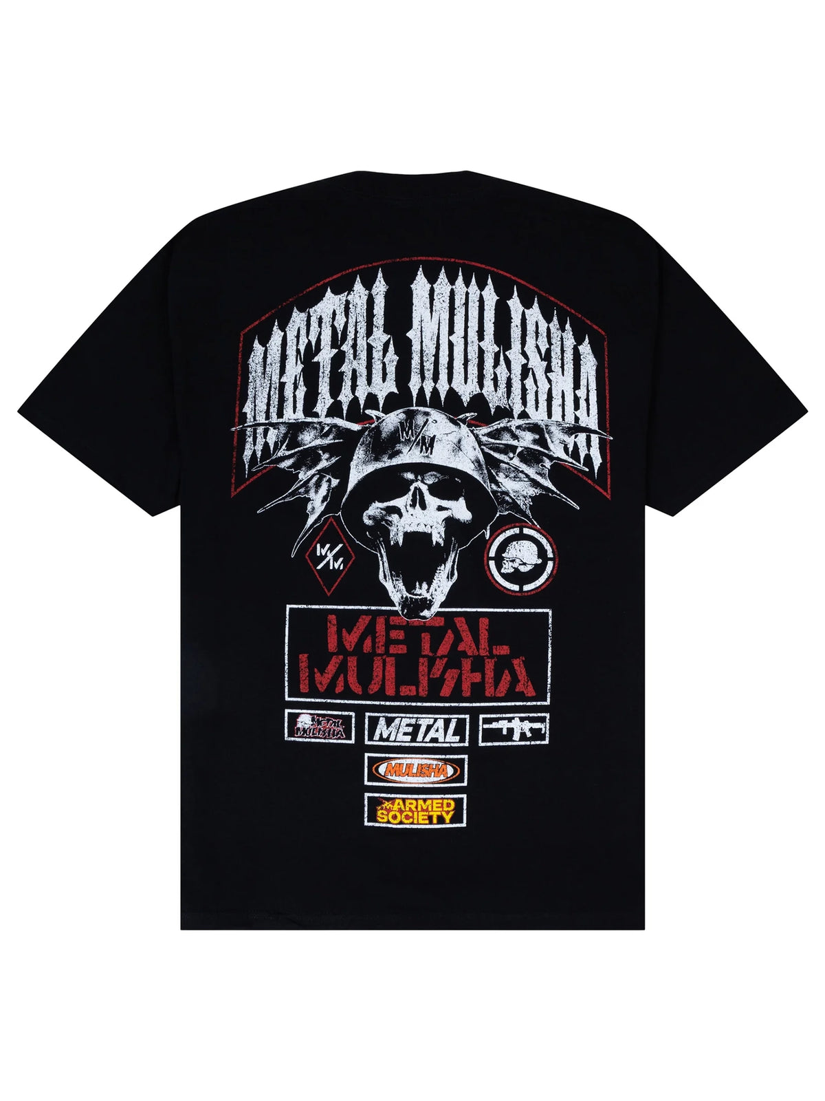 Metal Mulisha Victory black graphic T-shirt back view