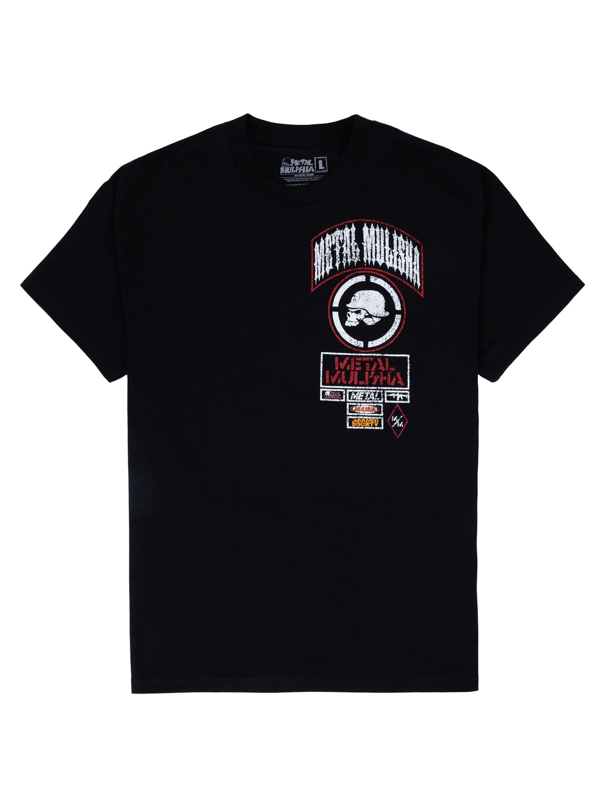 Metal Mulisha Victory black graphic T-shirt front view