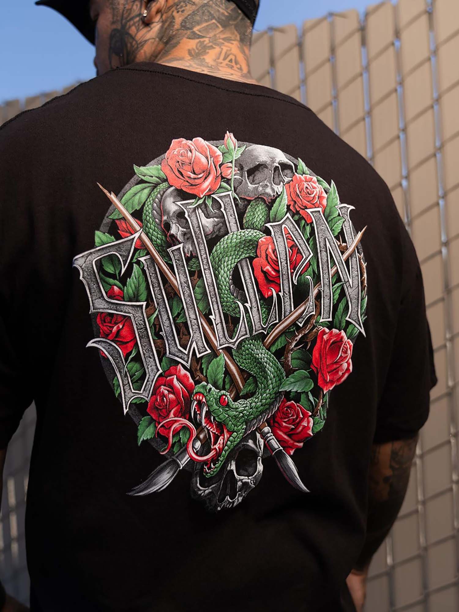 Sullen Men's Viper Badge Standard T-shirt by Sullen