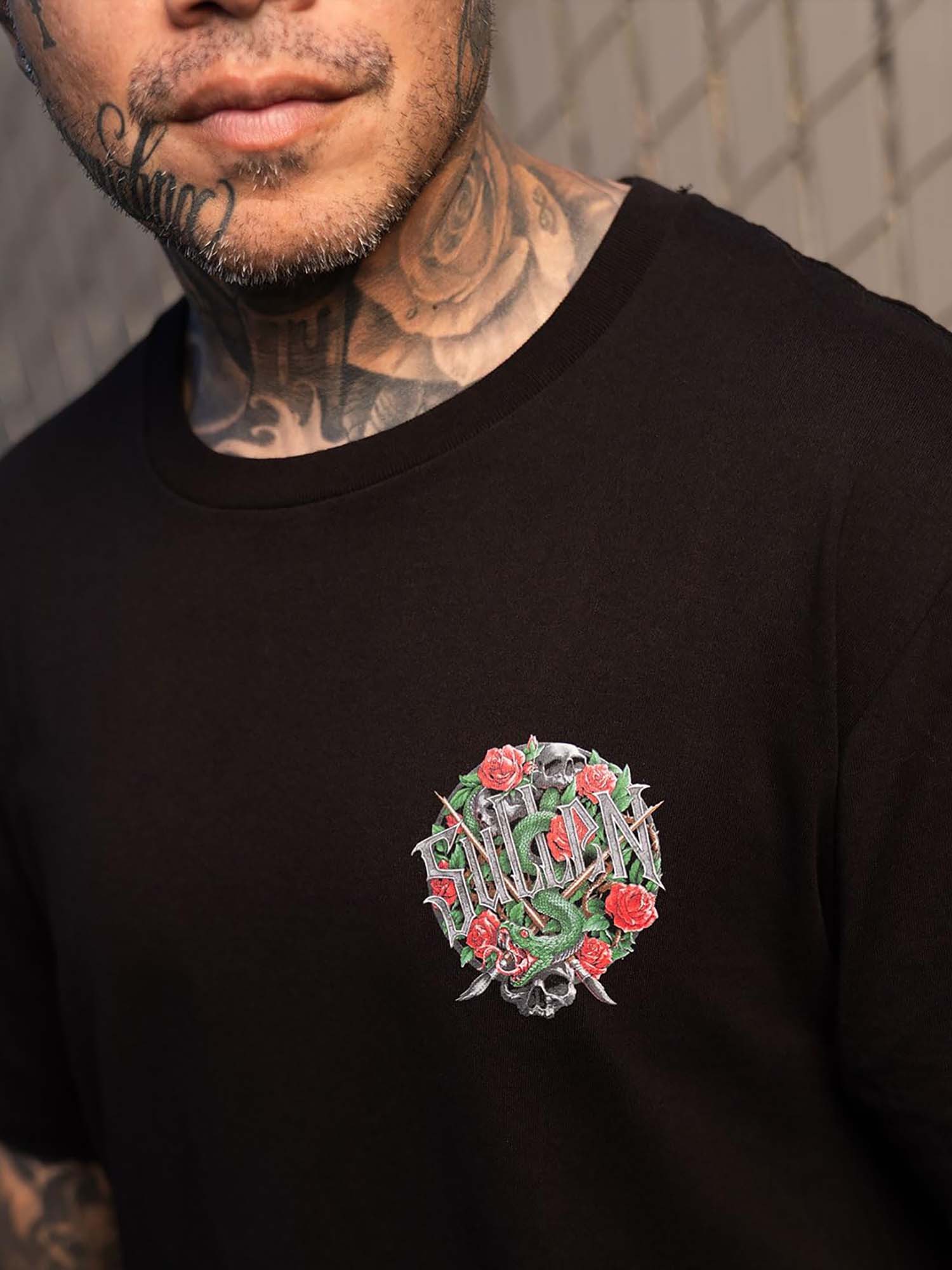 Sullen Men's Viper Badge Standard T-shirt by Sullen