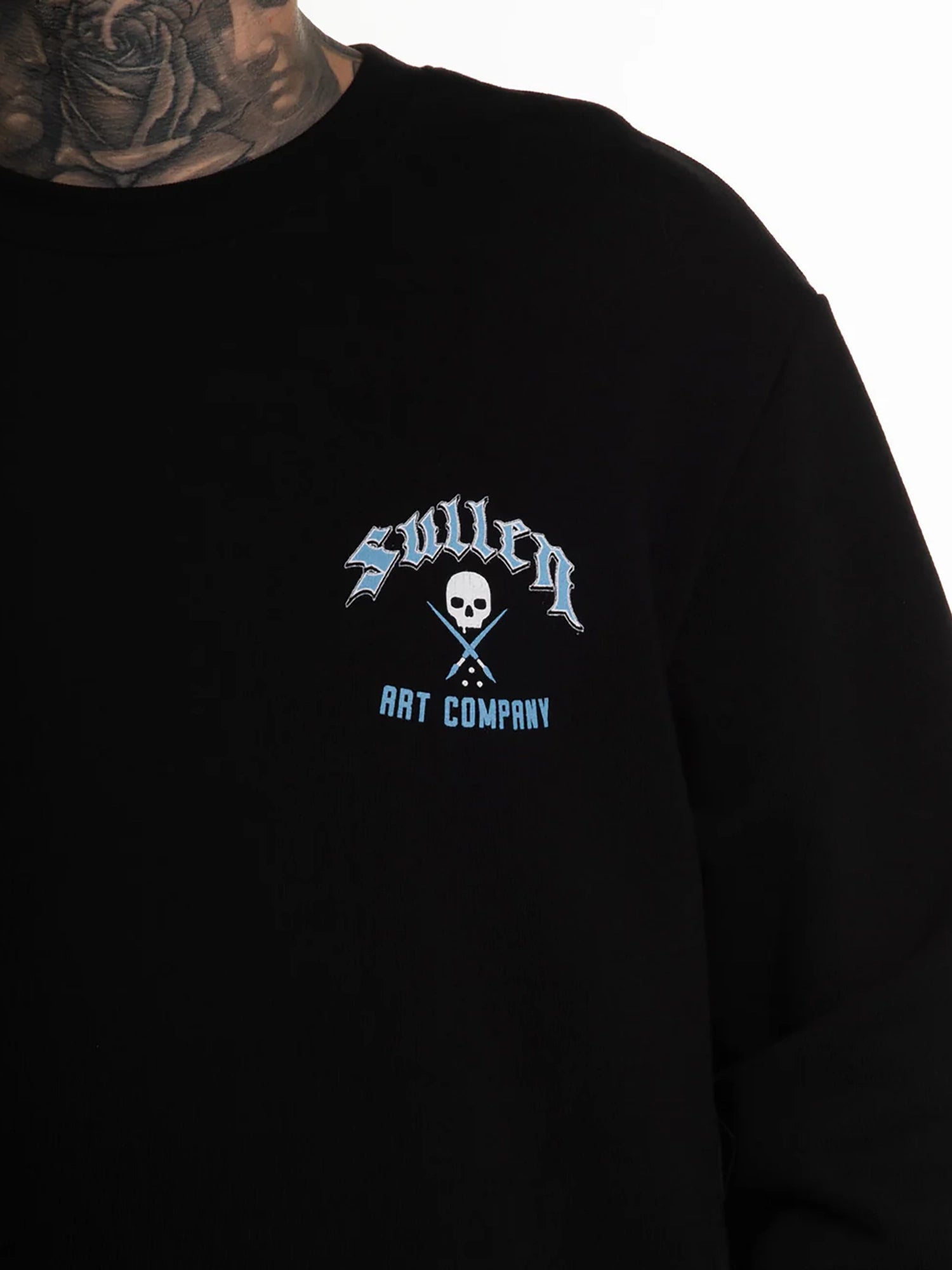 Sullen Men's Walk the Walk Long Sleeve French Terry Crewneck T-shirt