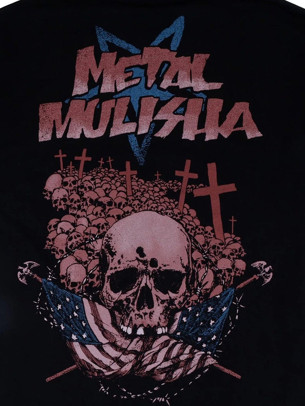Metal Mulisha Freedom Isn't Free tee back graphic detail