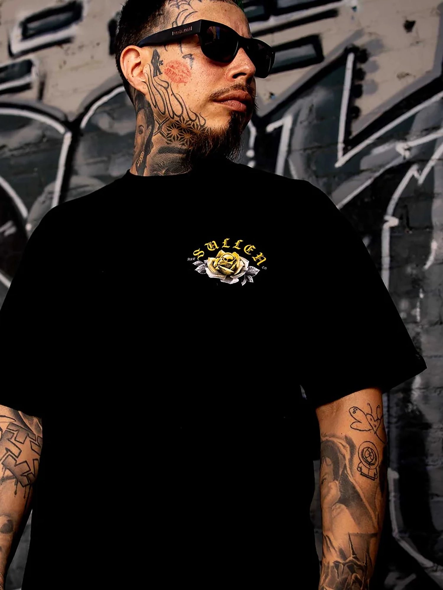 Sullen Gold Gaze 1 Ton T-shirt front lifestyle view