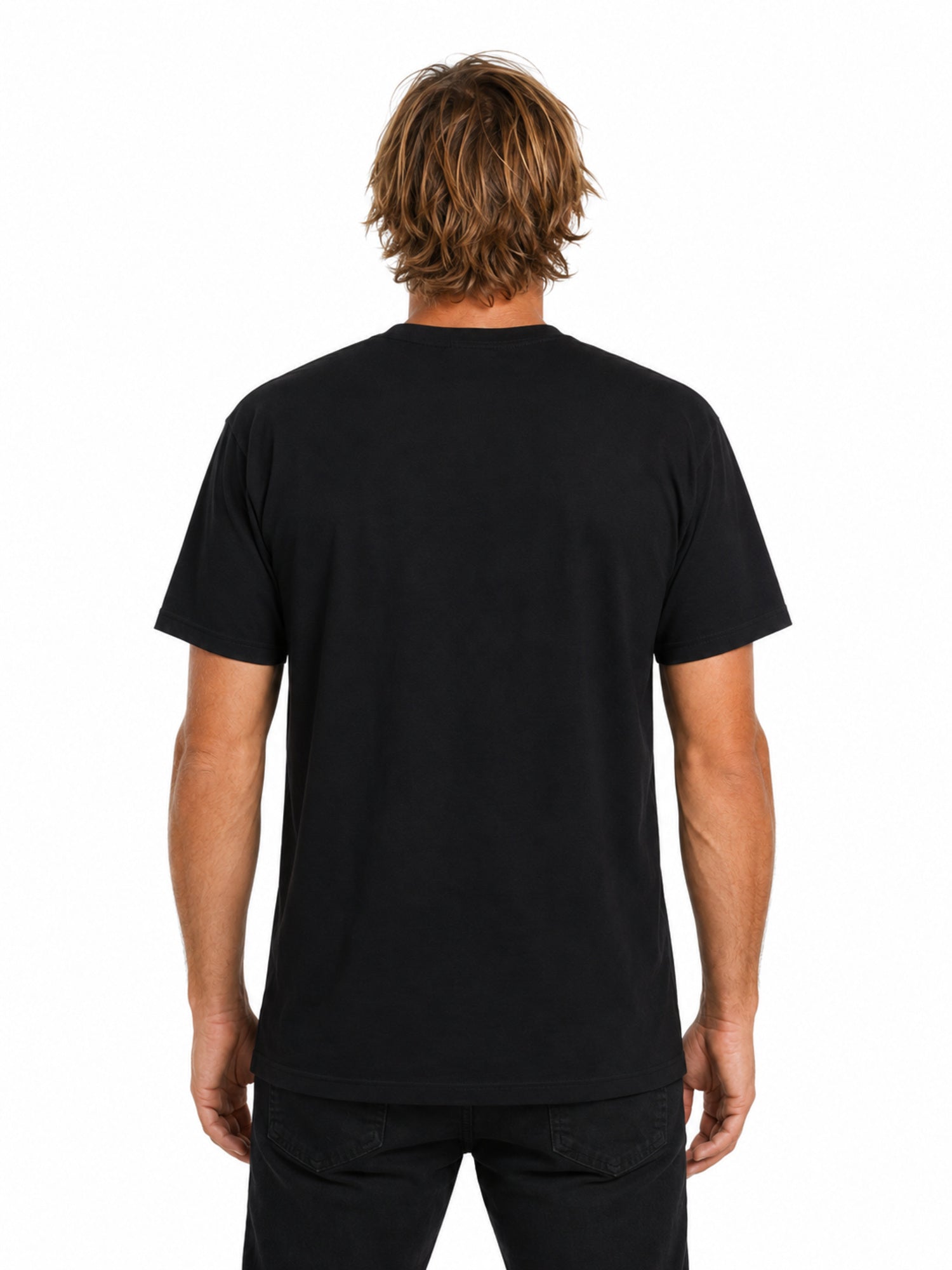 Metal Mulisha Guard T-shirt plain back view on the same FMX rider